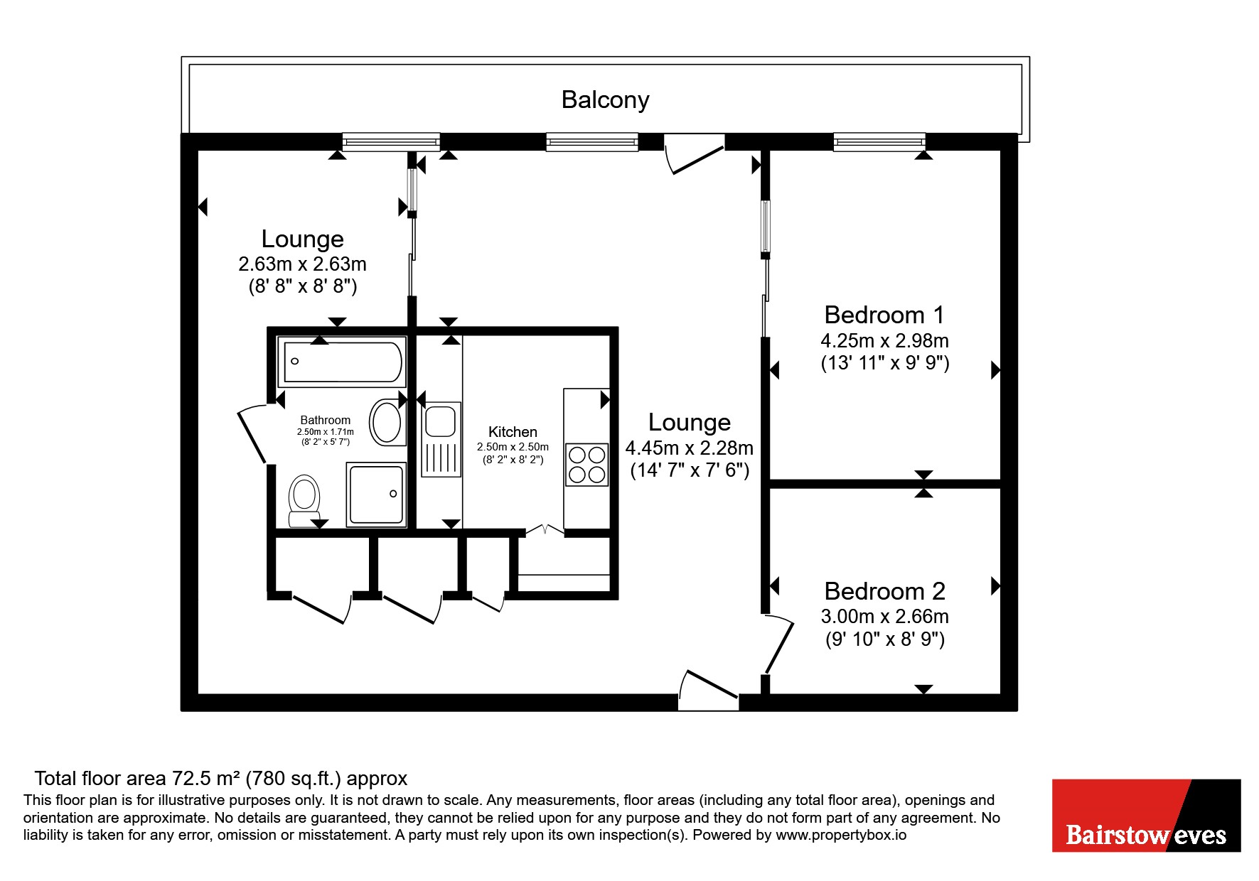 74, Hallings Wharf Studios, London floorplan