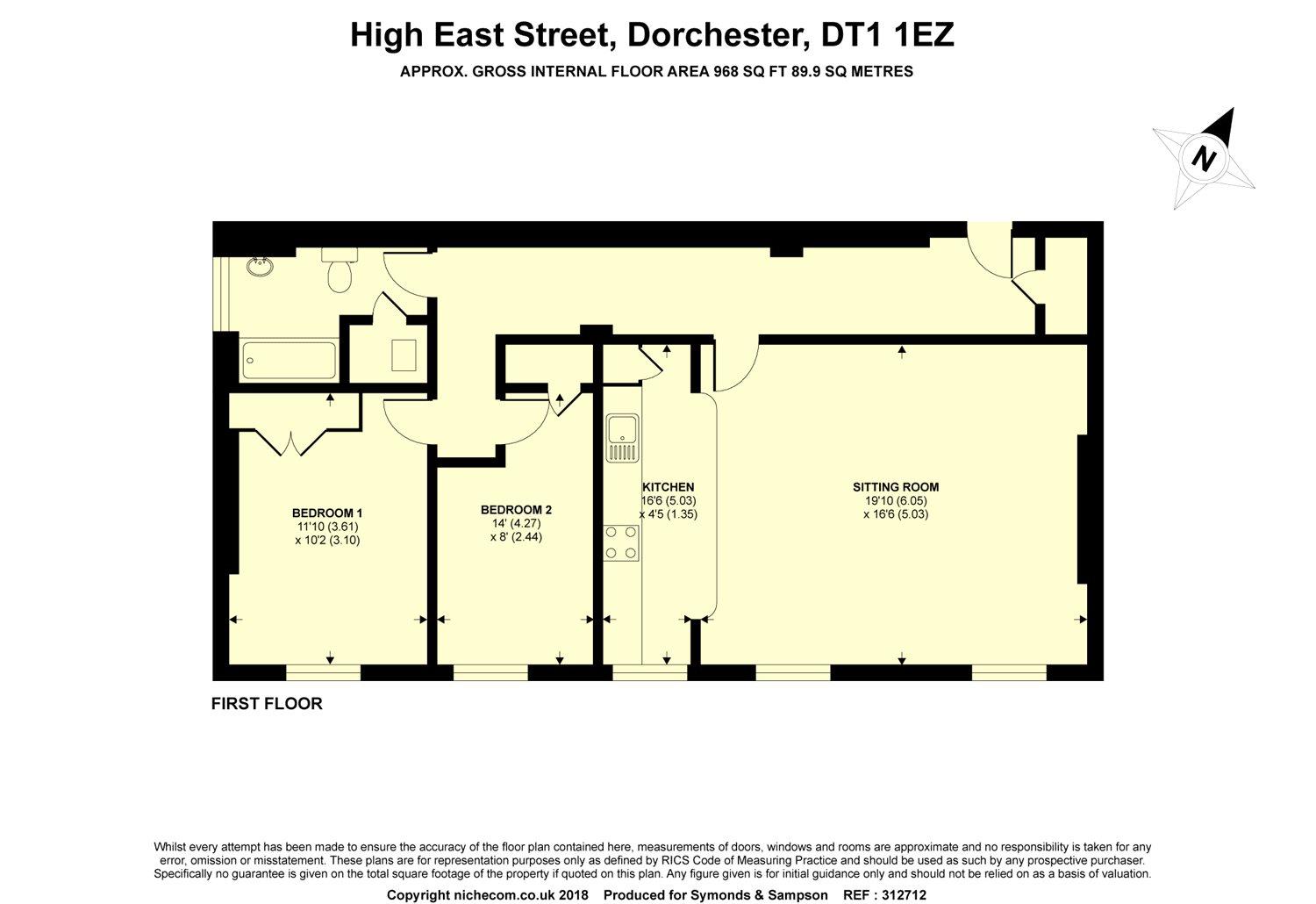 High East Street, Dorchester, Dorset DT1, 2 bedroom flat for sale ...