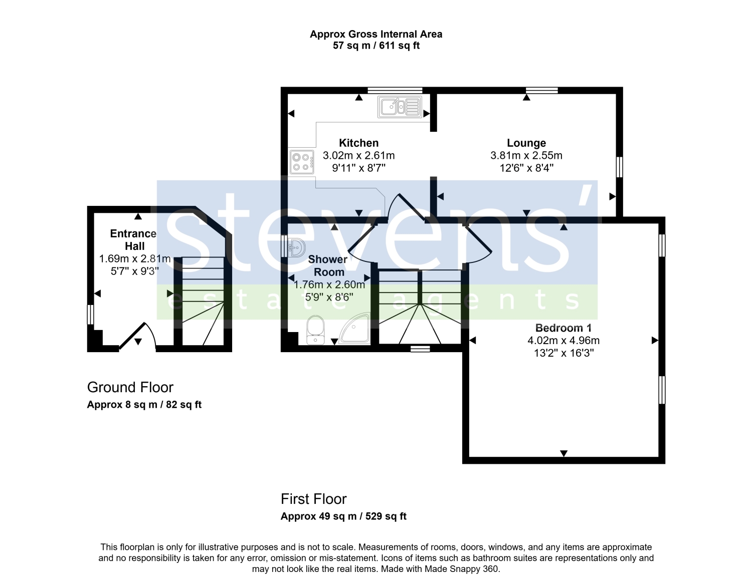 The Flat, 25 Molesworth Way, Holsworthy floorplan