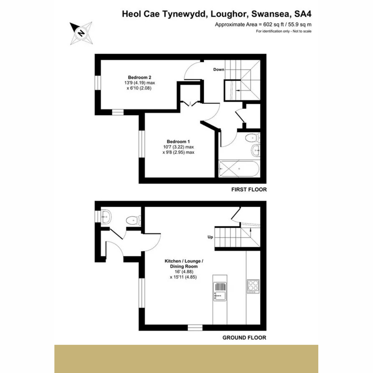 51, Heol Cae Tynewydd,, Swansea floorplan