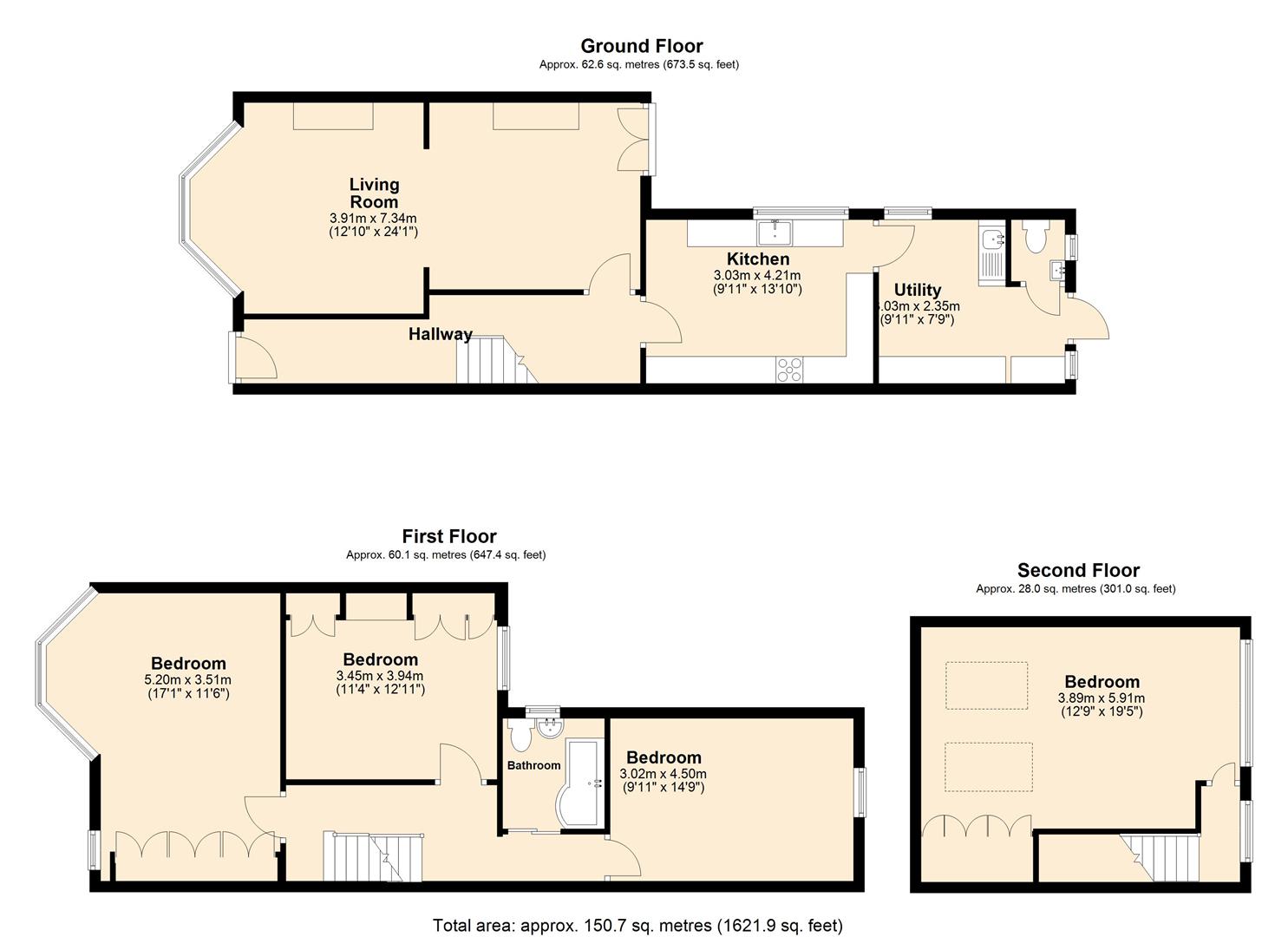 9, Selworthy Road, Bristol floorplan