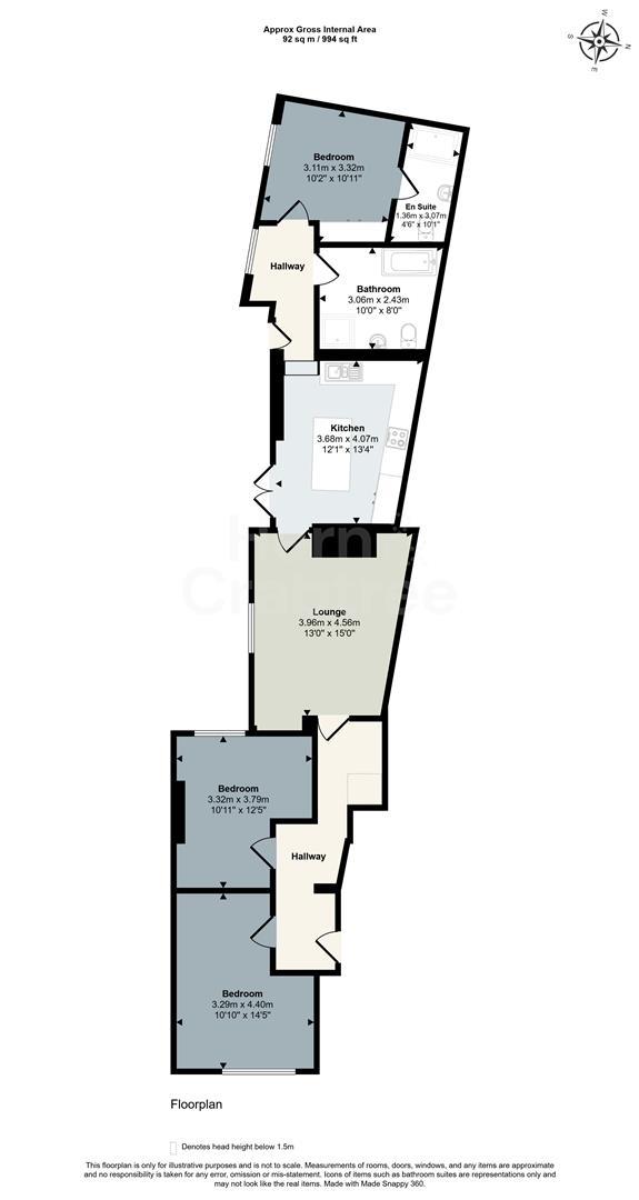 15B, Clive Road, Cardiff floorplan