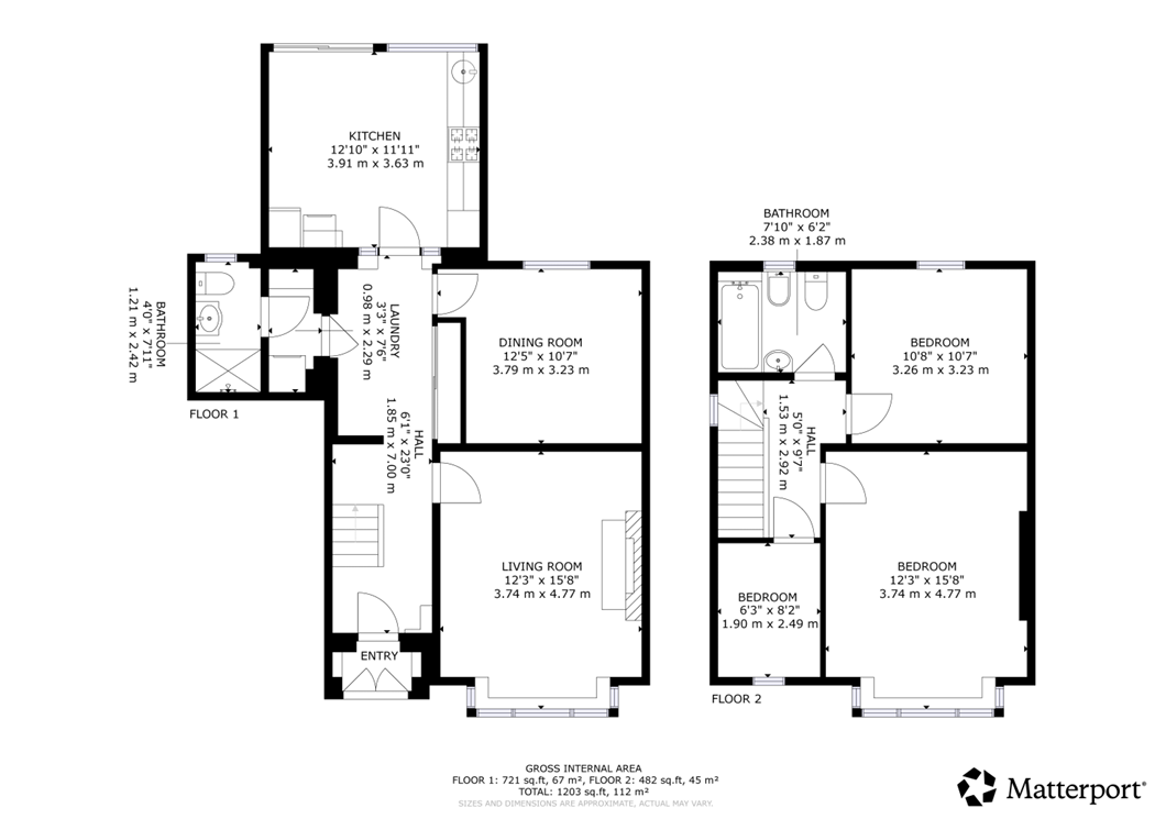 35 Largie Road, Glasgow floorplan