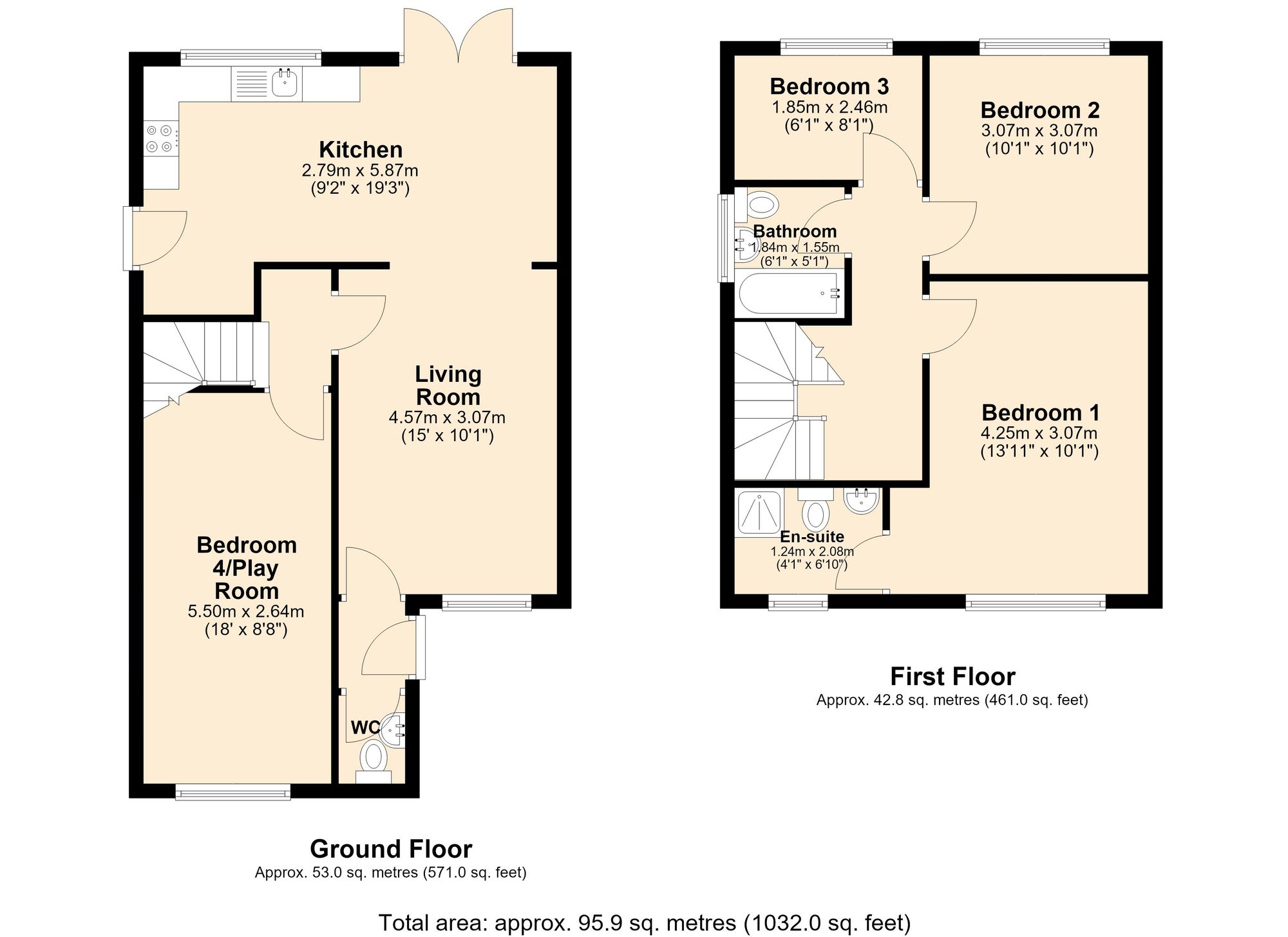 7 Spinning Mill Close, Accrington floorplan