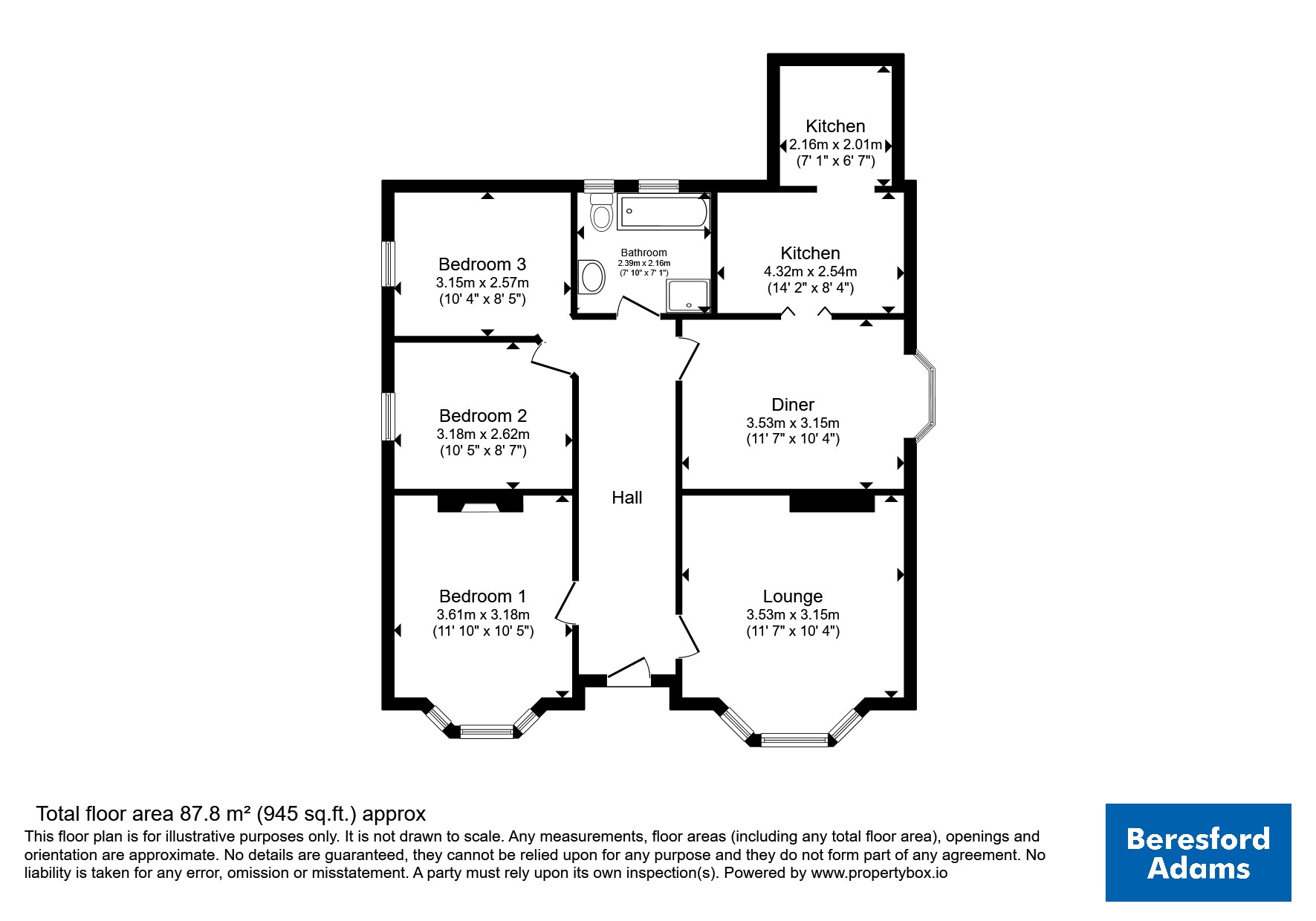 22, Ceg Y Ffordd, Denbighshire floorplan