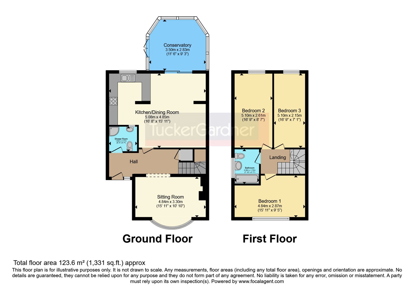 8, Daws Close, Cambridgeshire floorplan