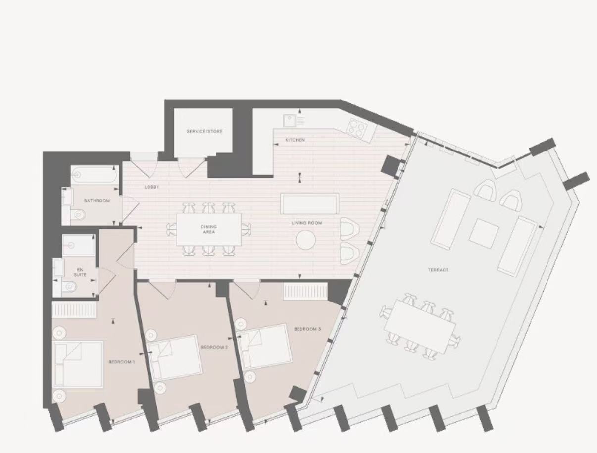 Peninsula Square, London SE10 floorplan