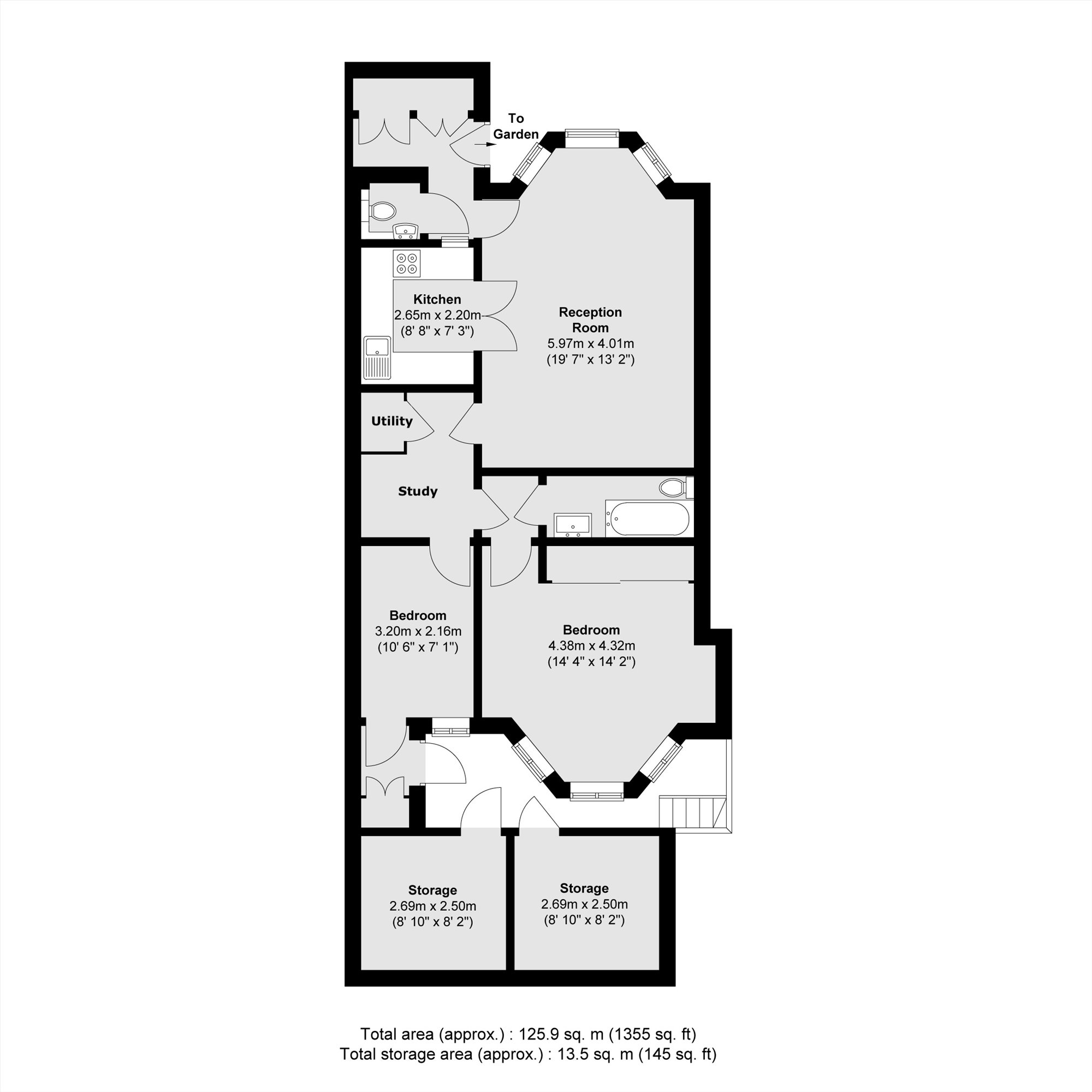 Elsham Road, London floorplan