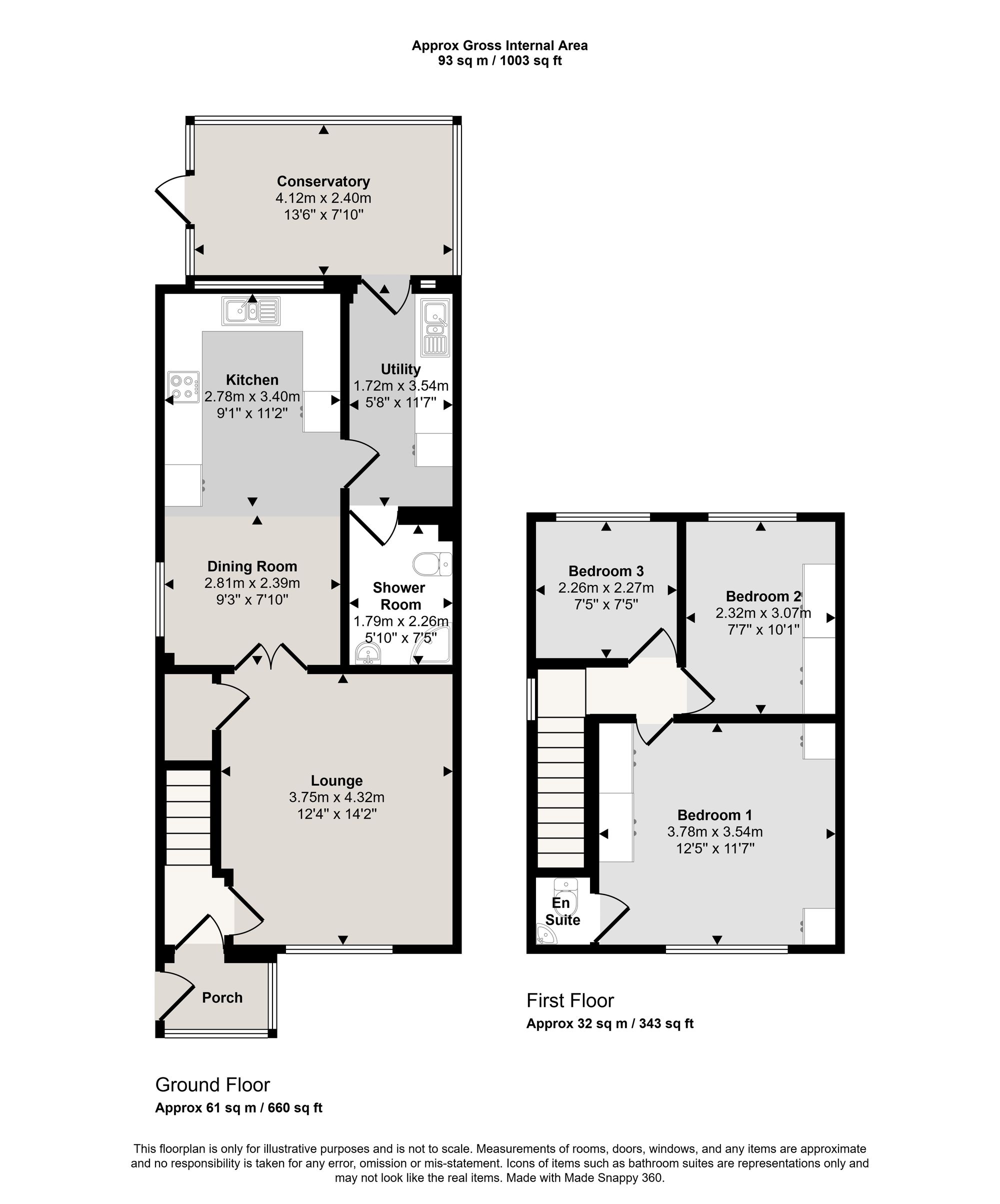 503 Manchester Road, Warrington floorplan