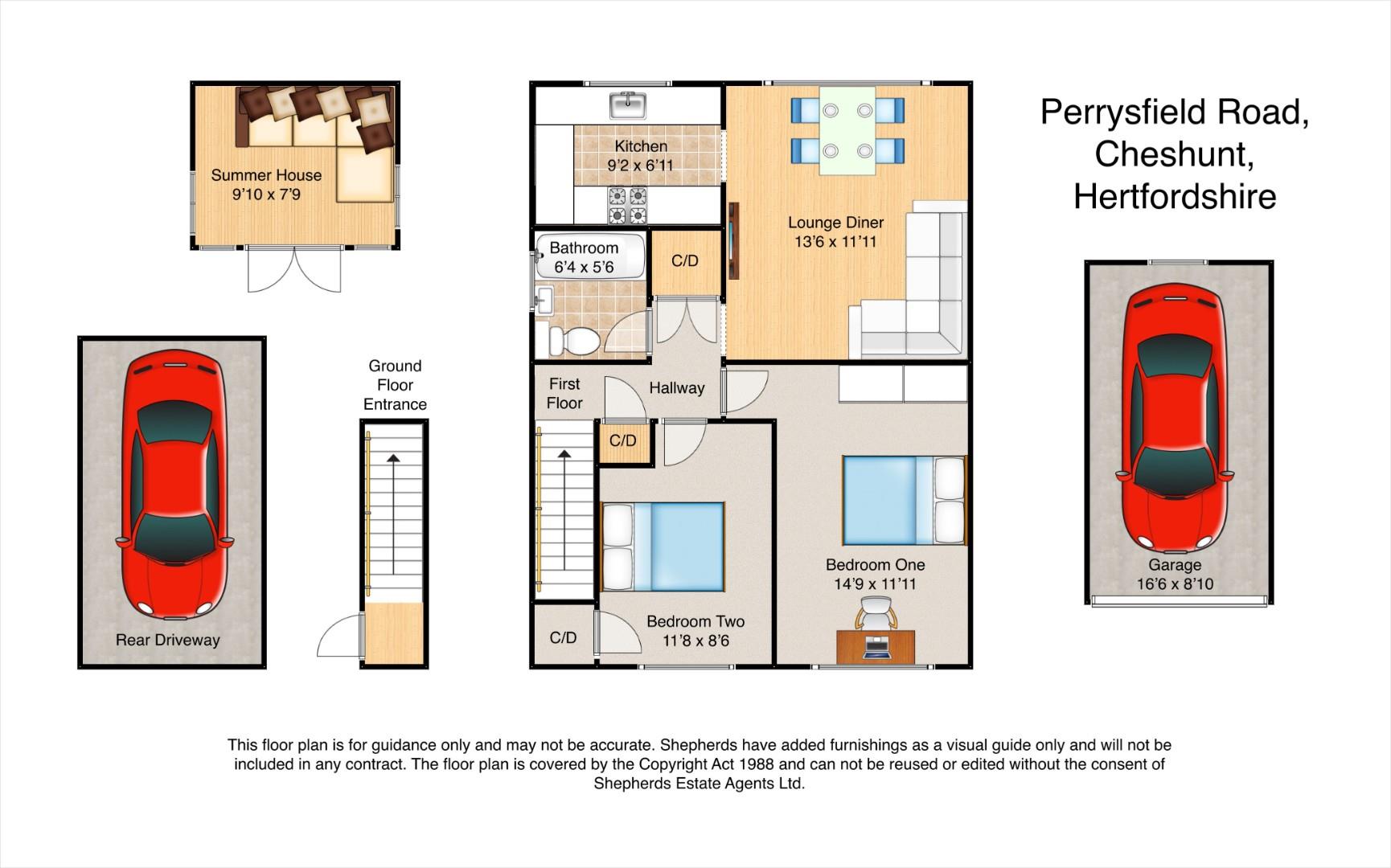 Perrysfield Road, Cheshunt floorplan