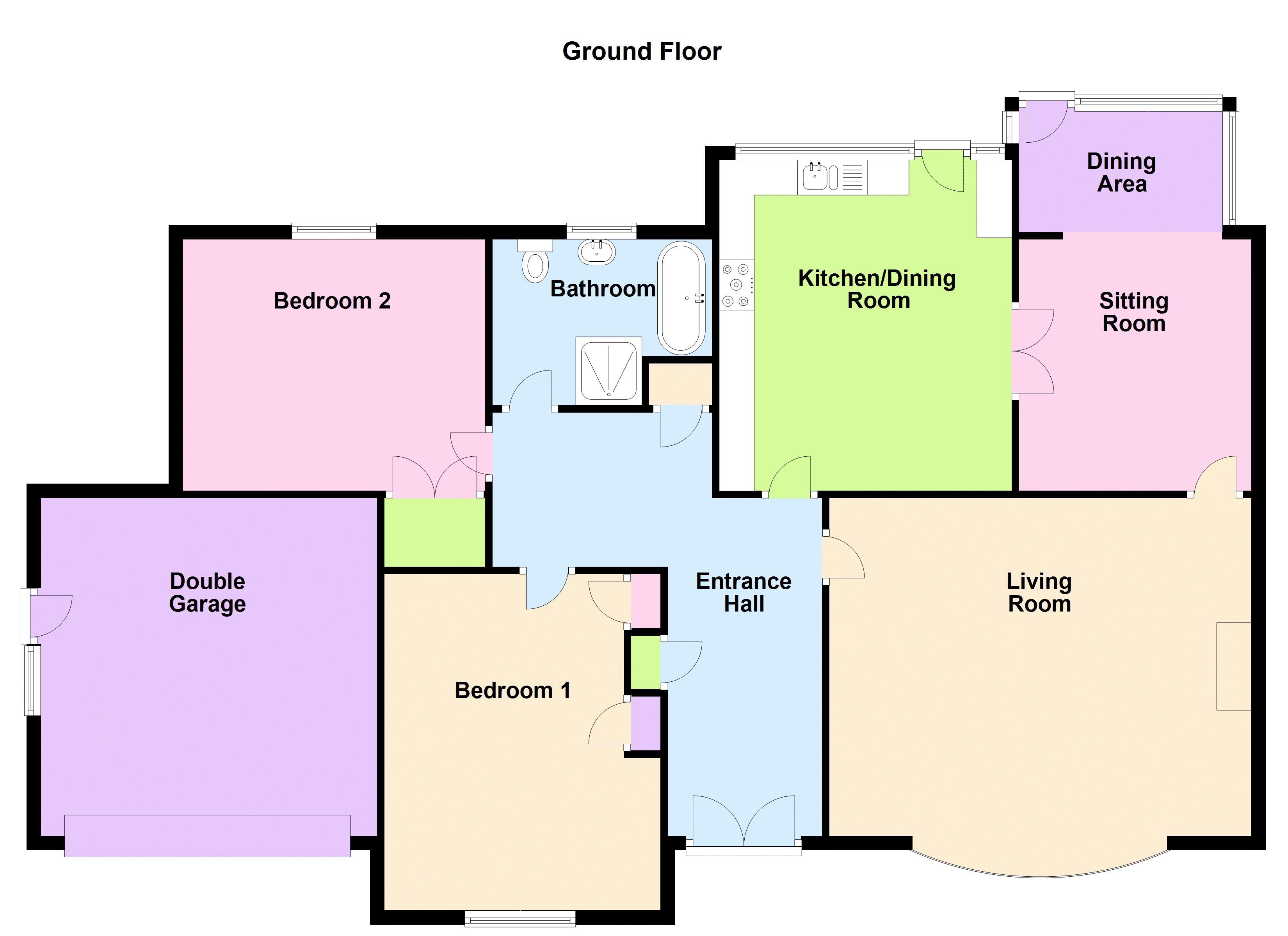 East End, Kirmington, Ulceby DN39, 2 bedroom detached bungalow for sale