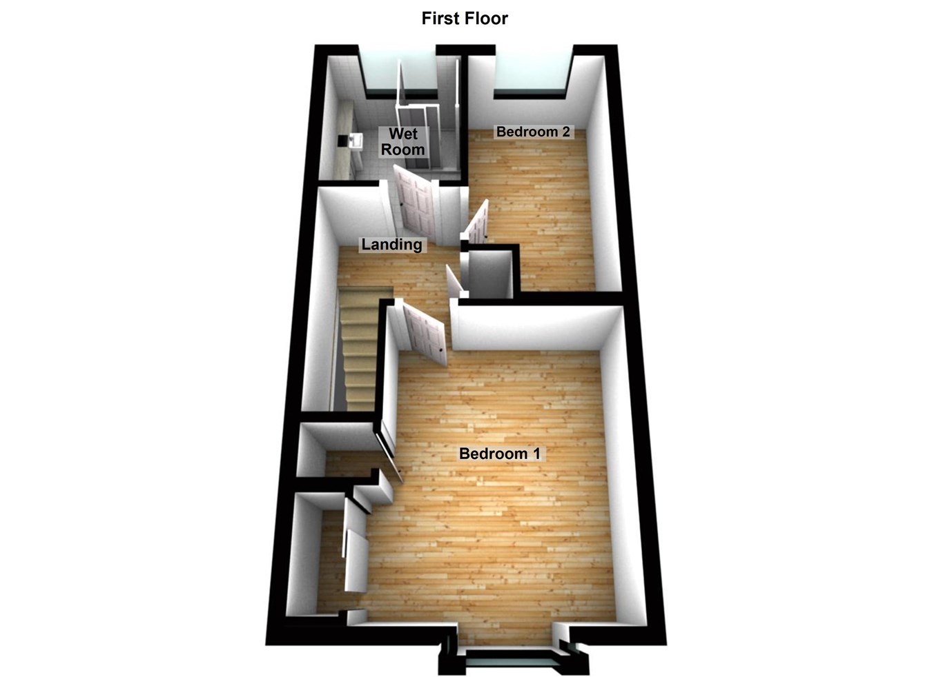 2 Bedrooms Terraced house for sale in Galloway Close, Turnford EN10