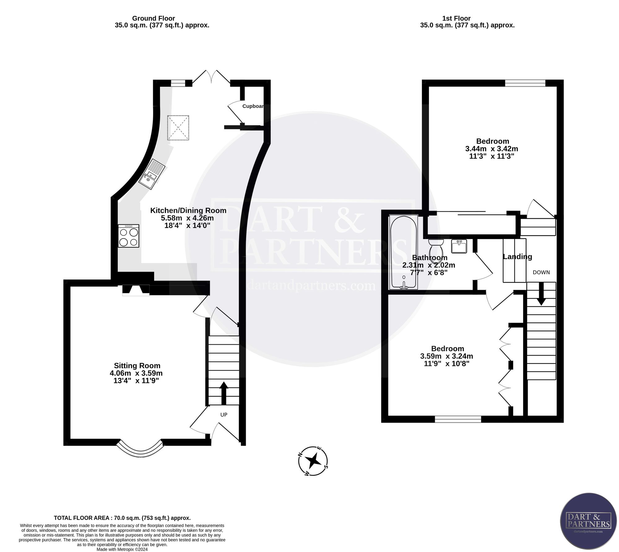 Cherra Cottage, Albion Street, Teignmouth floorplan