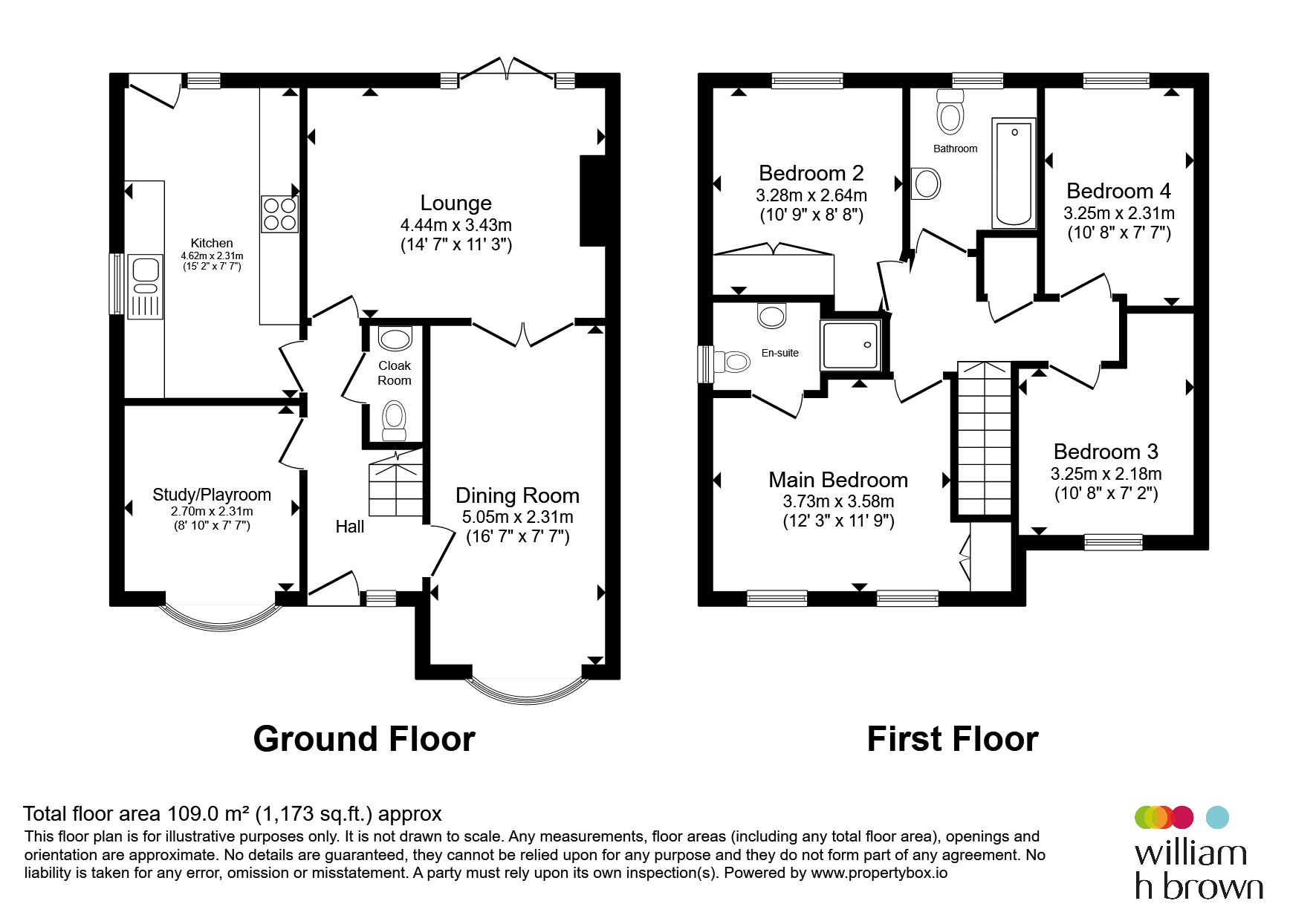 25, Fernmoor Drive, WELLINGBOROUGH floorplan