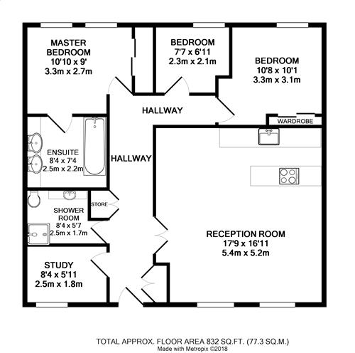 3 Bedrooms Flat to rent in Old Lodge Place, St Margarets, Twickenham TW1