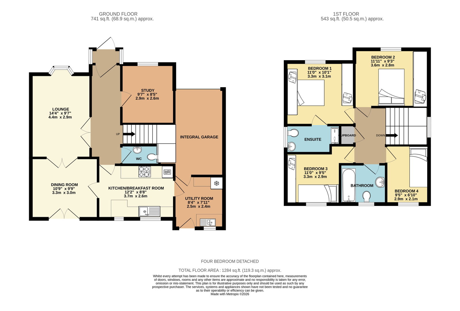 12, Clos Tyla Bach, Cardiff floorplan