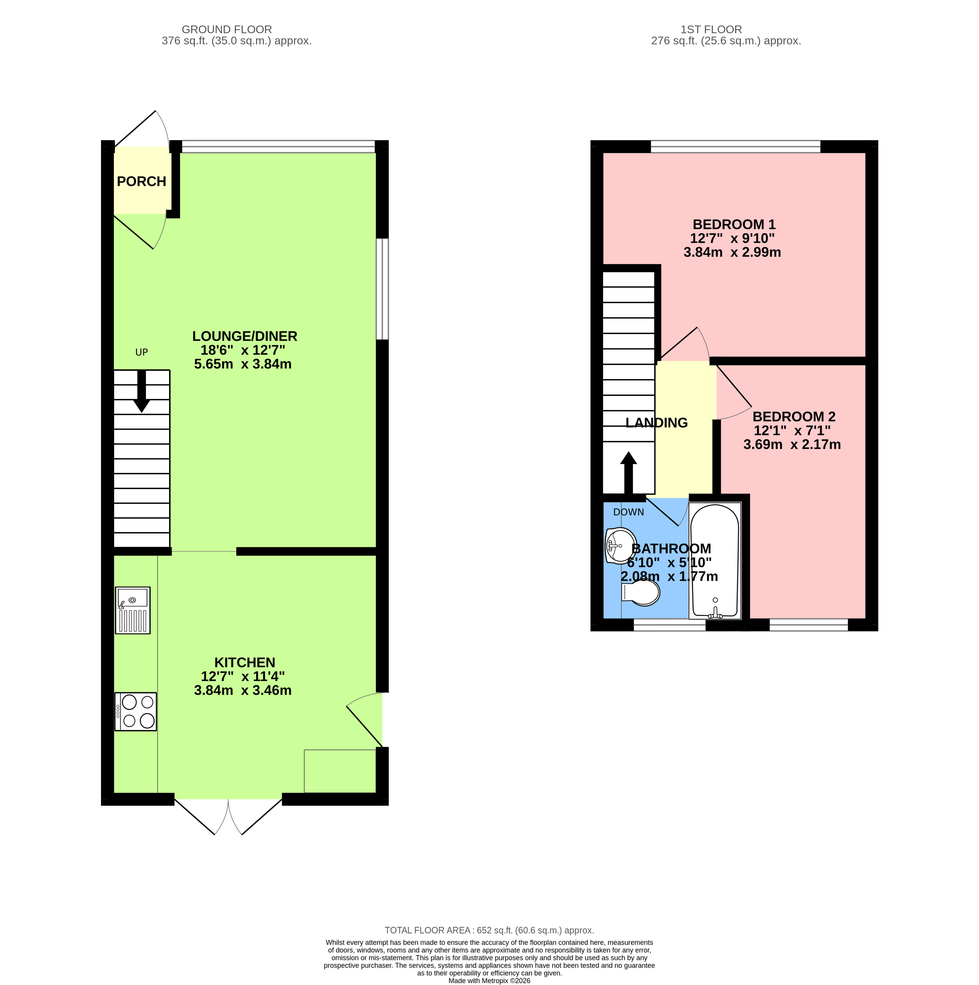 Willow Road, Middlesex floorplan