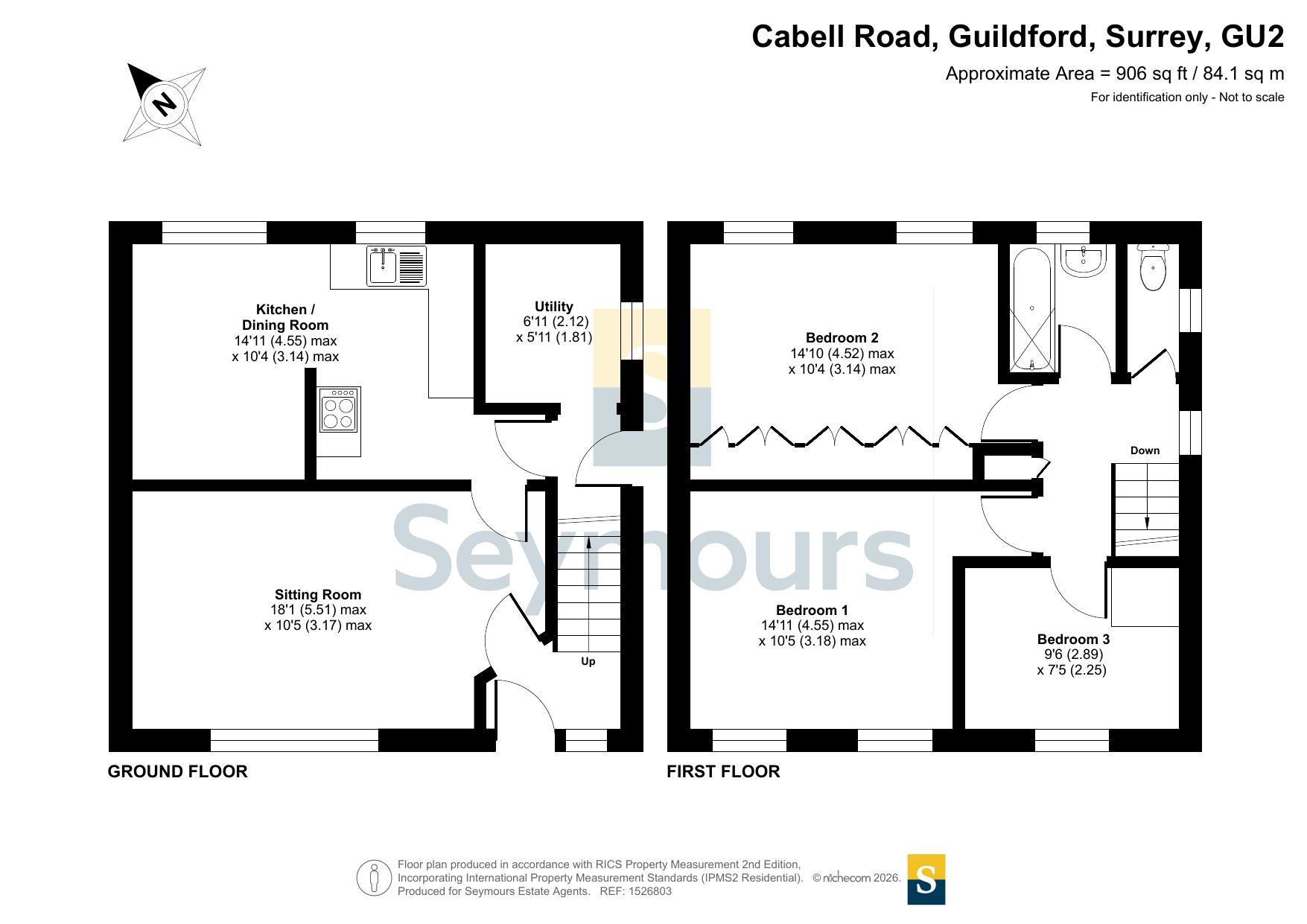 70, Cabell Road, Surrey floorplan