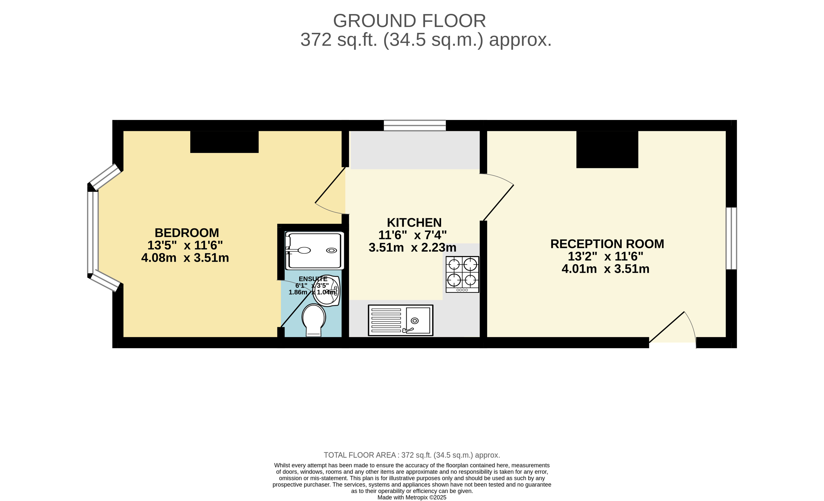 Flat 4, 140, Maybury Road, Woking floorplan