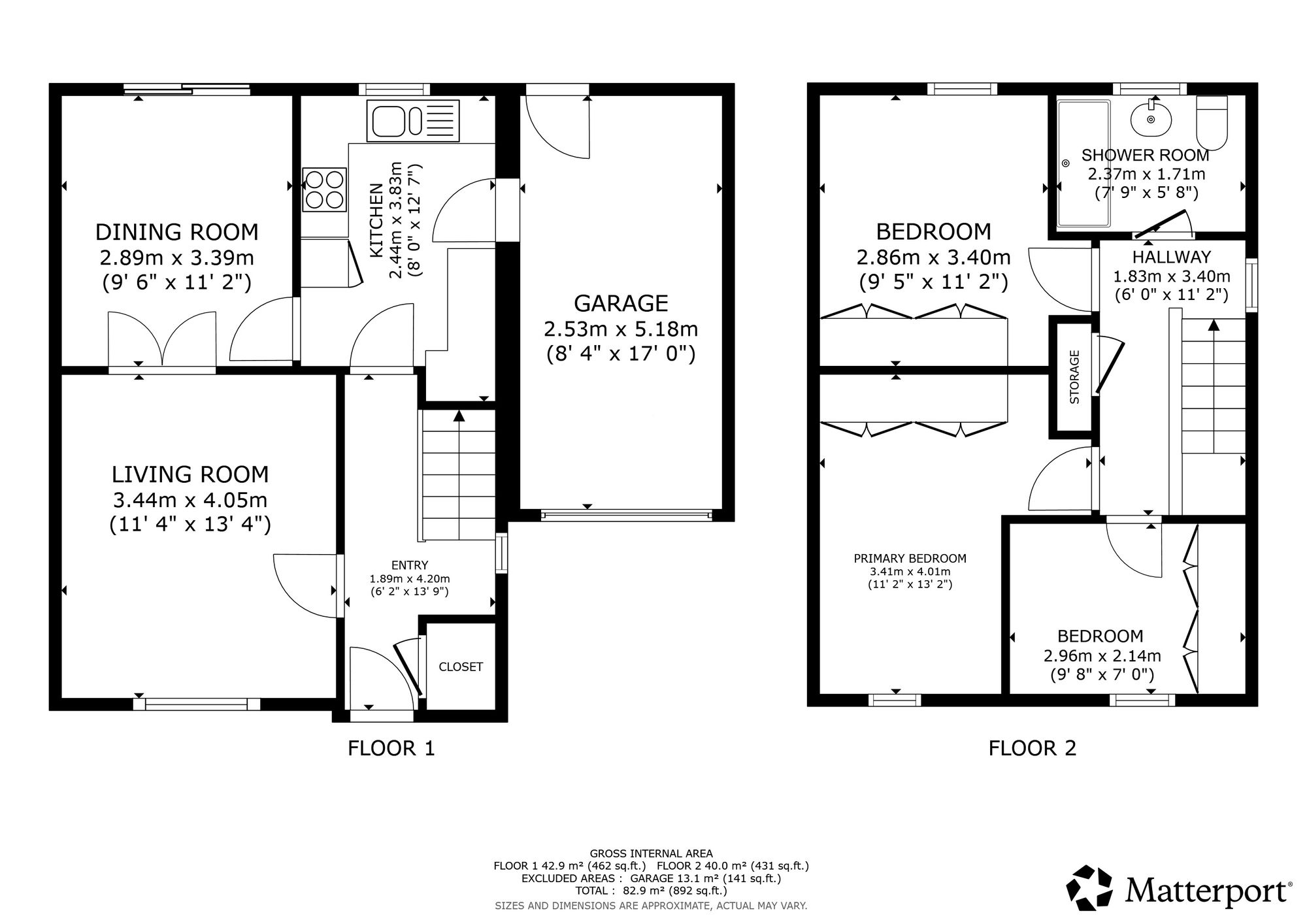14, Claremont Drive, Longtown, CA6 floorplan