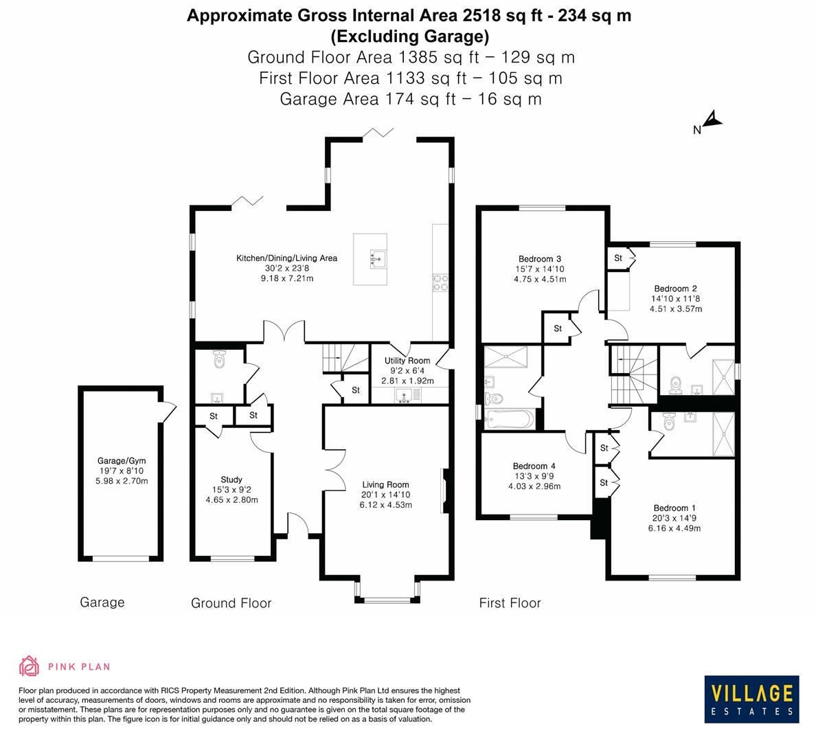 8, Ridgehill Rise, Radlett floorplan