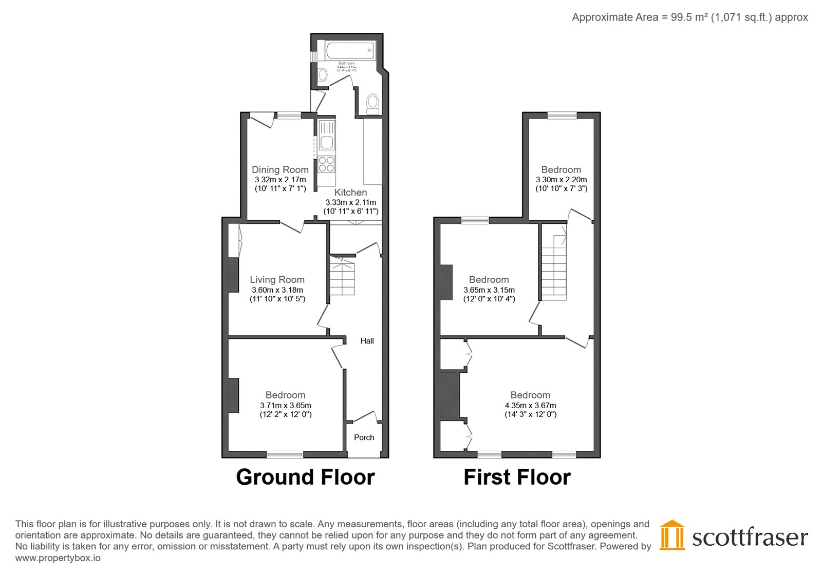 Room 2, 11, Randolph Street, Oxfordshire floorplan