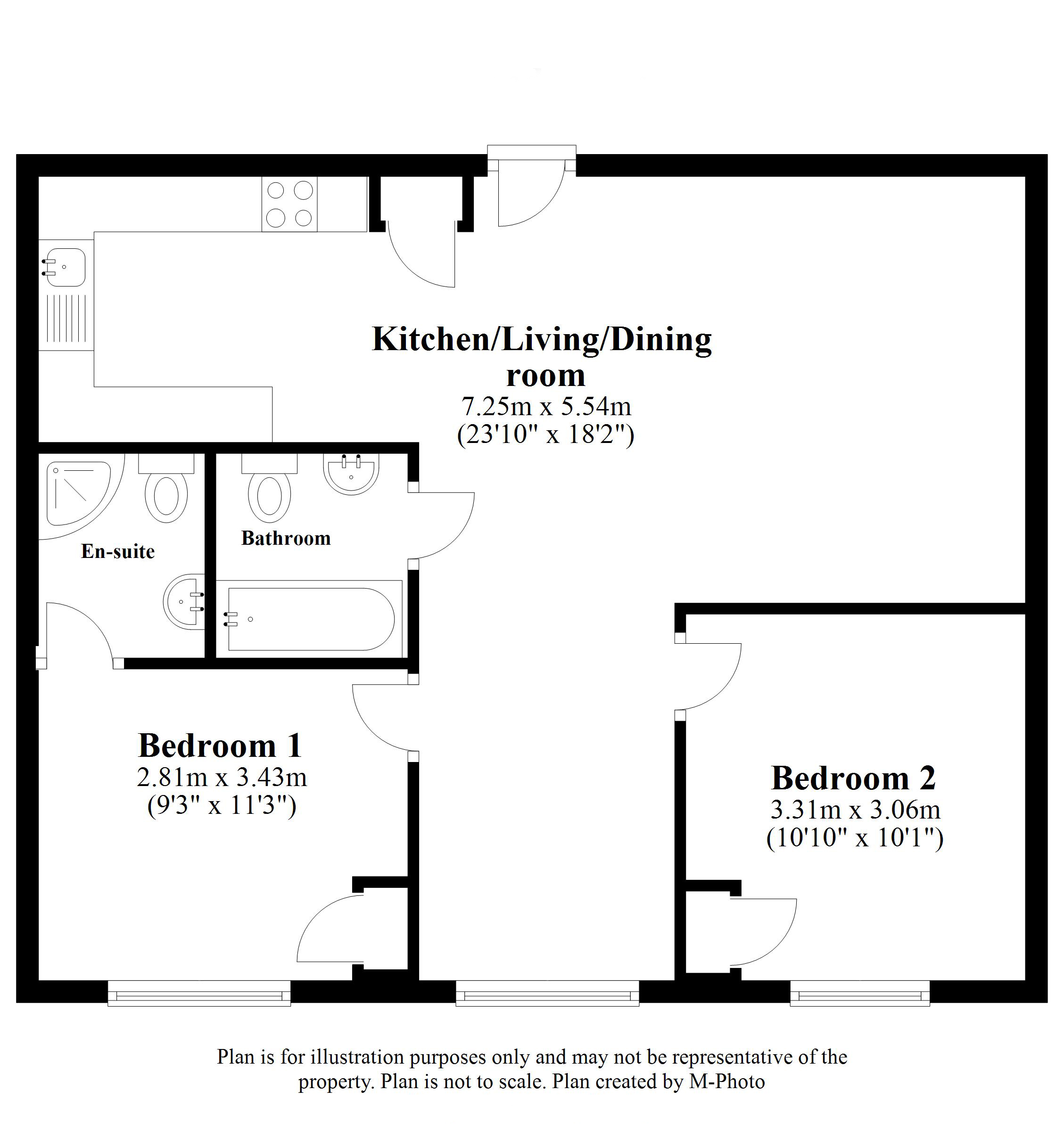 Bayard Plaza, Peterborough PE1, 2 bedroom flat to rent 61457675
