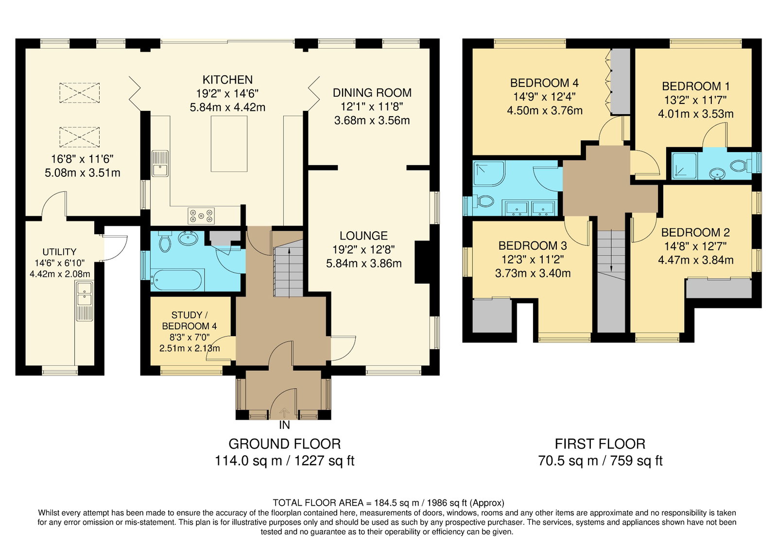73, Kingsdown Avenue, South Croydon floorplan