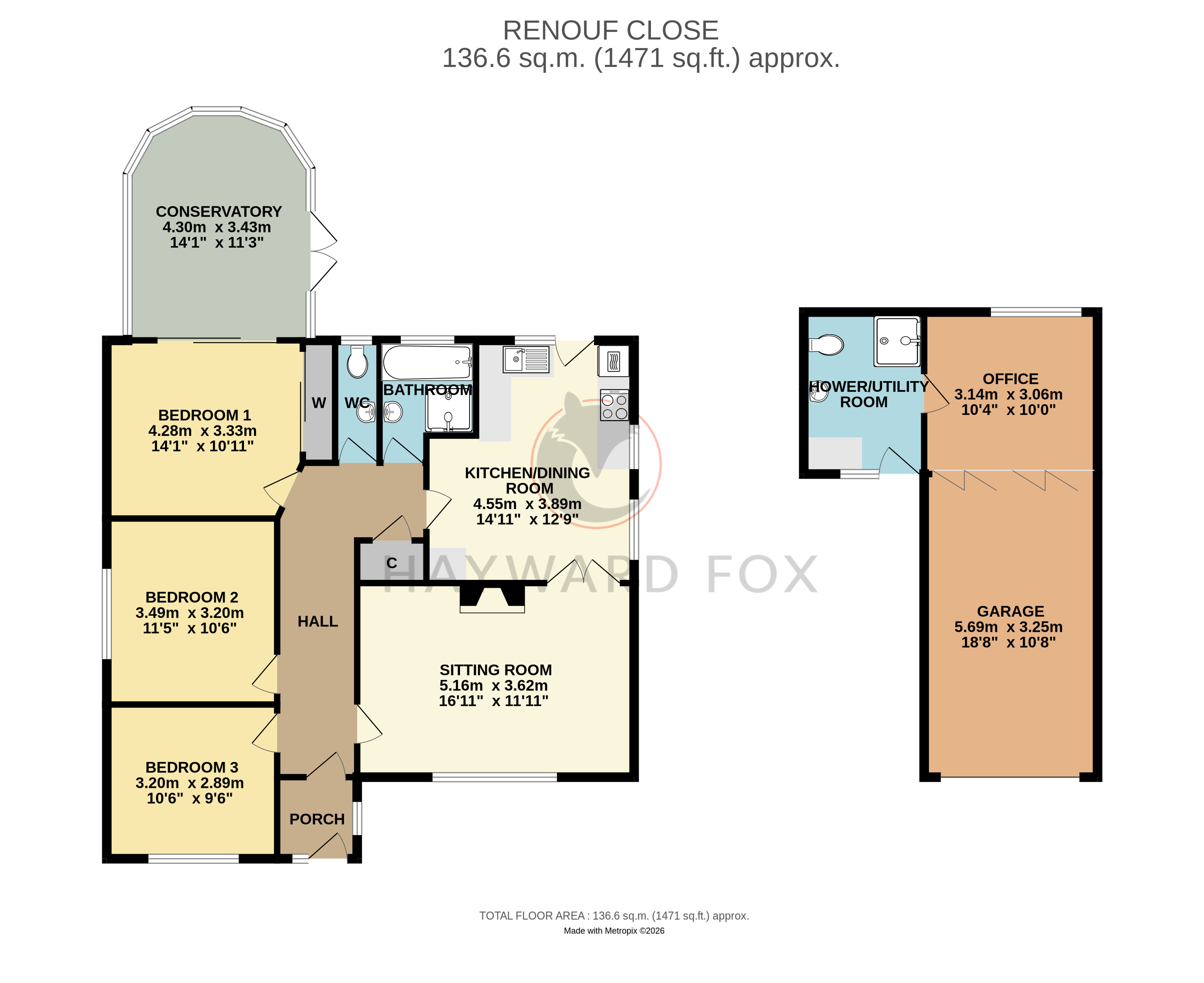 5, Renouf Close, Lymington floorplan