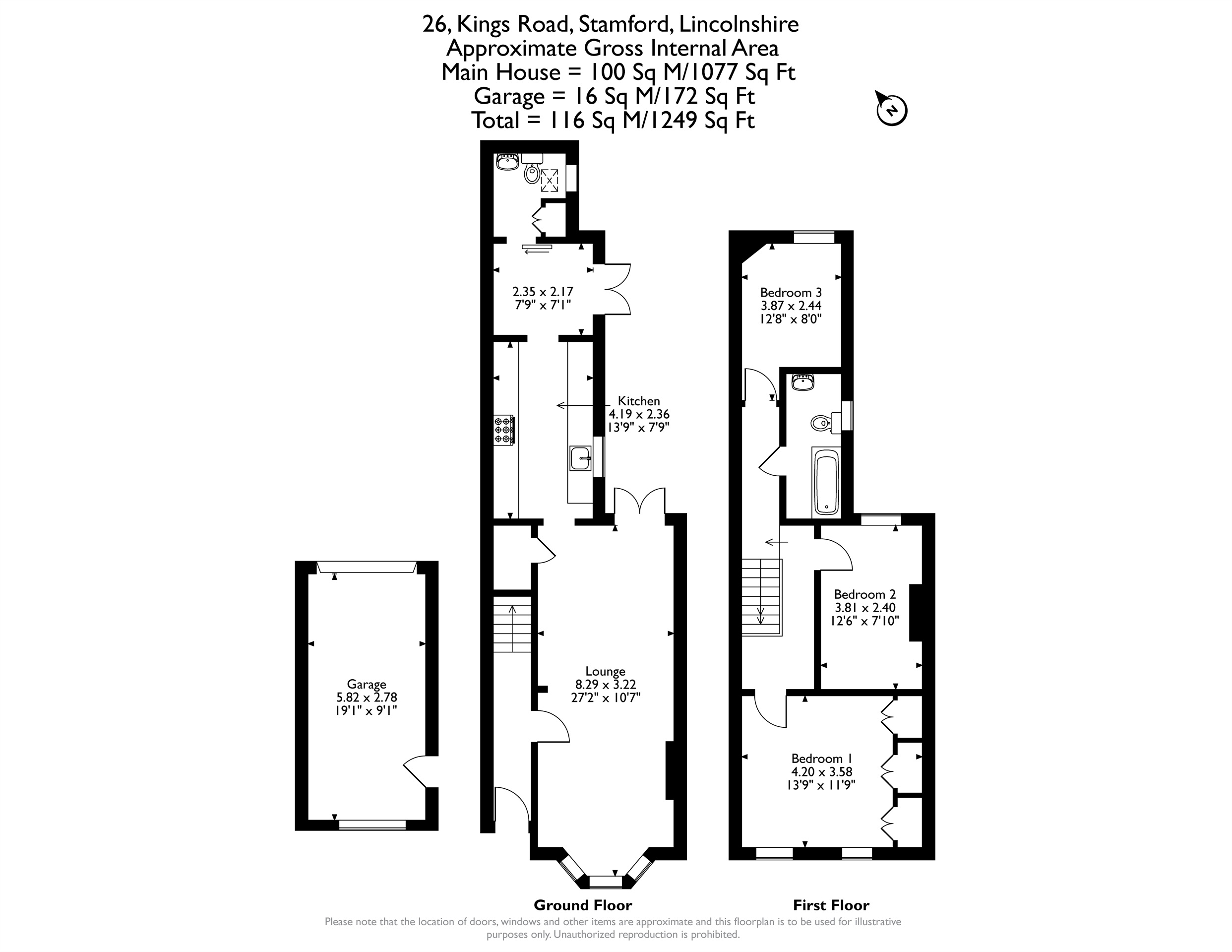 26, Kings Road, Stamford floorplan
