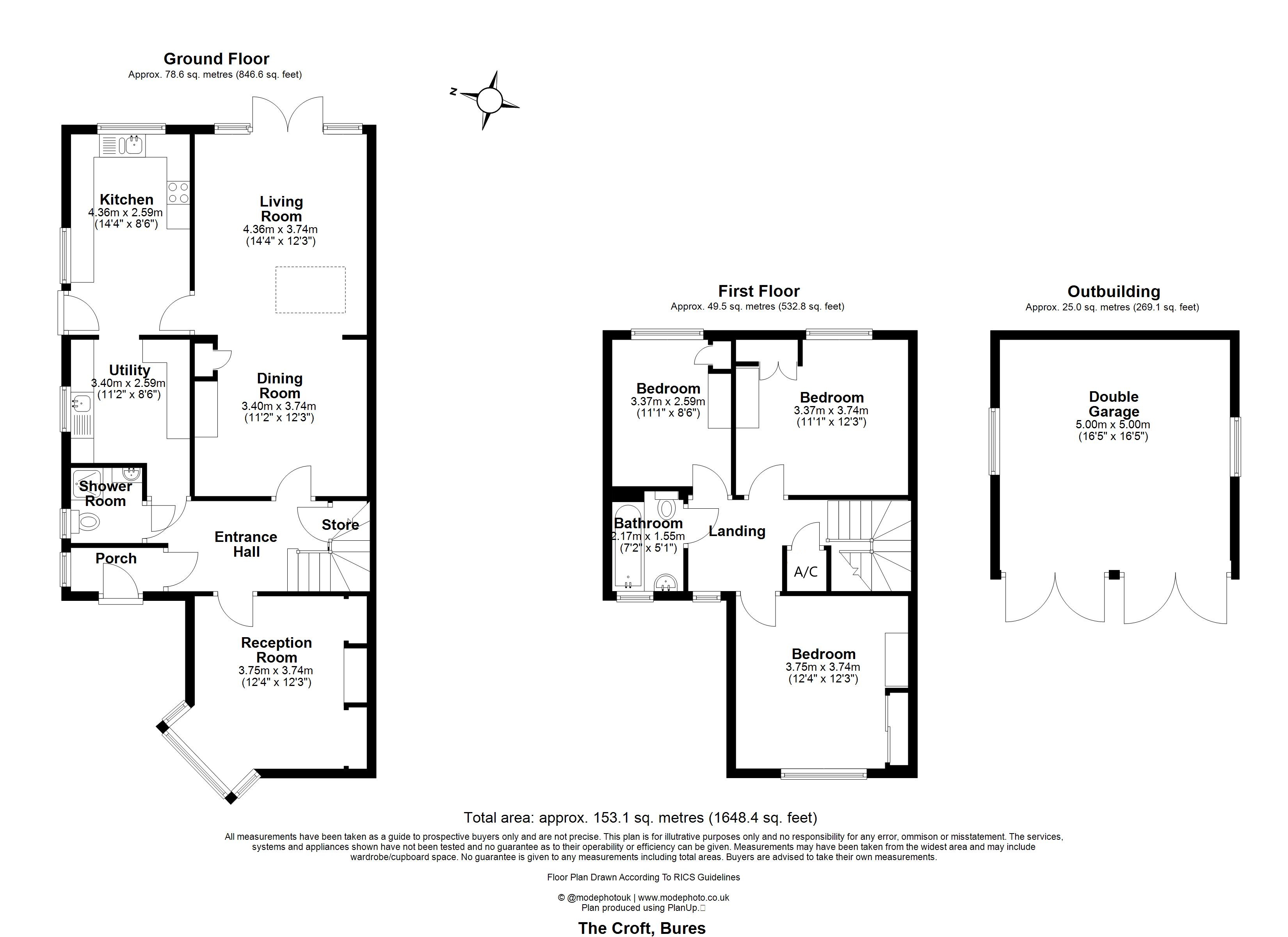 Wellwood, The Croft, Bures floorplan