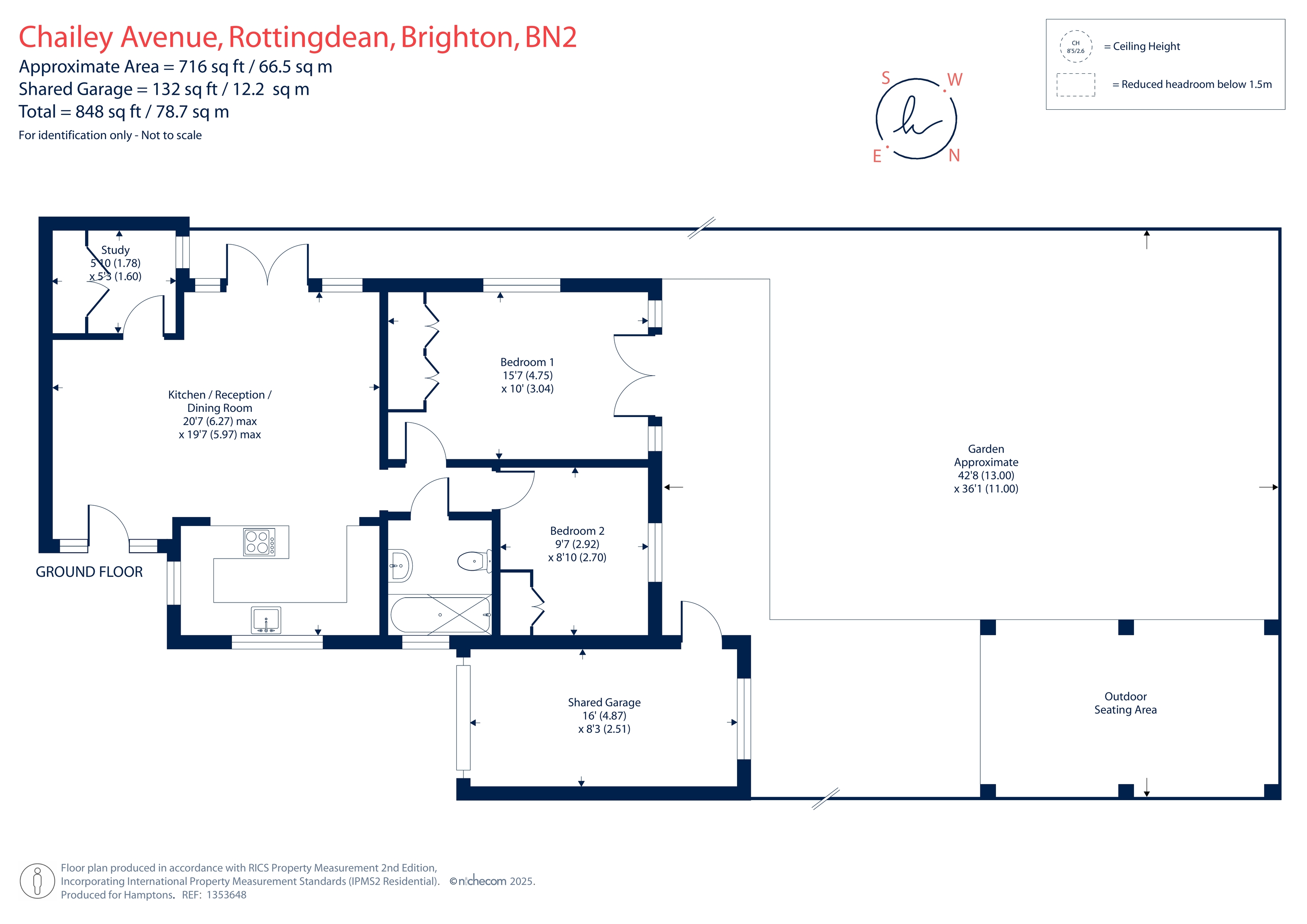 7B, Chailey Avenue, Rottingdean floorplan