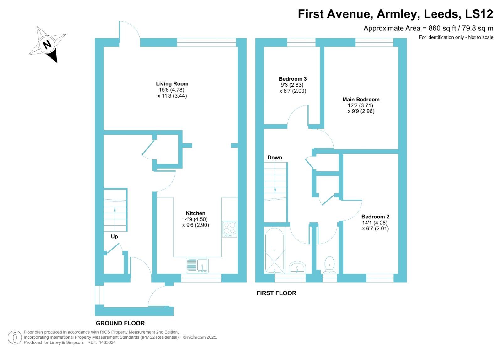 4, First Avenue, Leeds floorplan