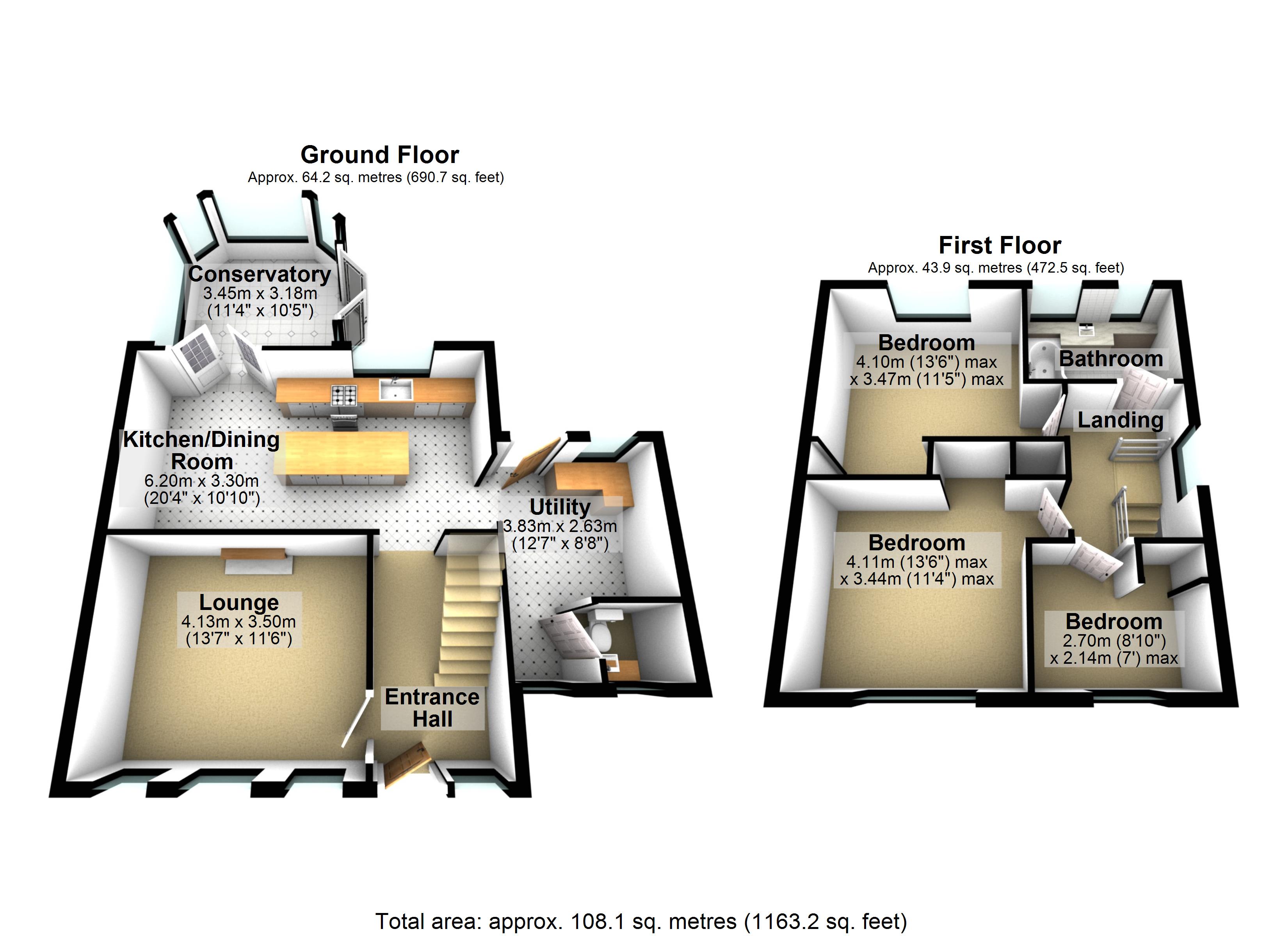 7, Childers Close, Ipswich floorplan