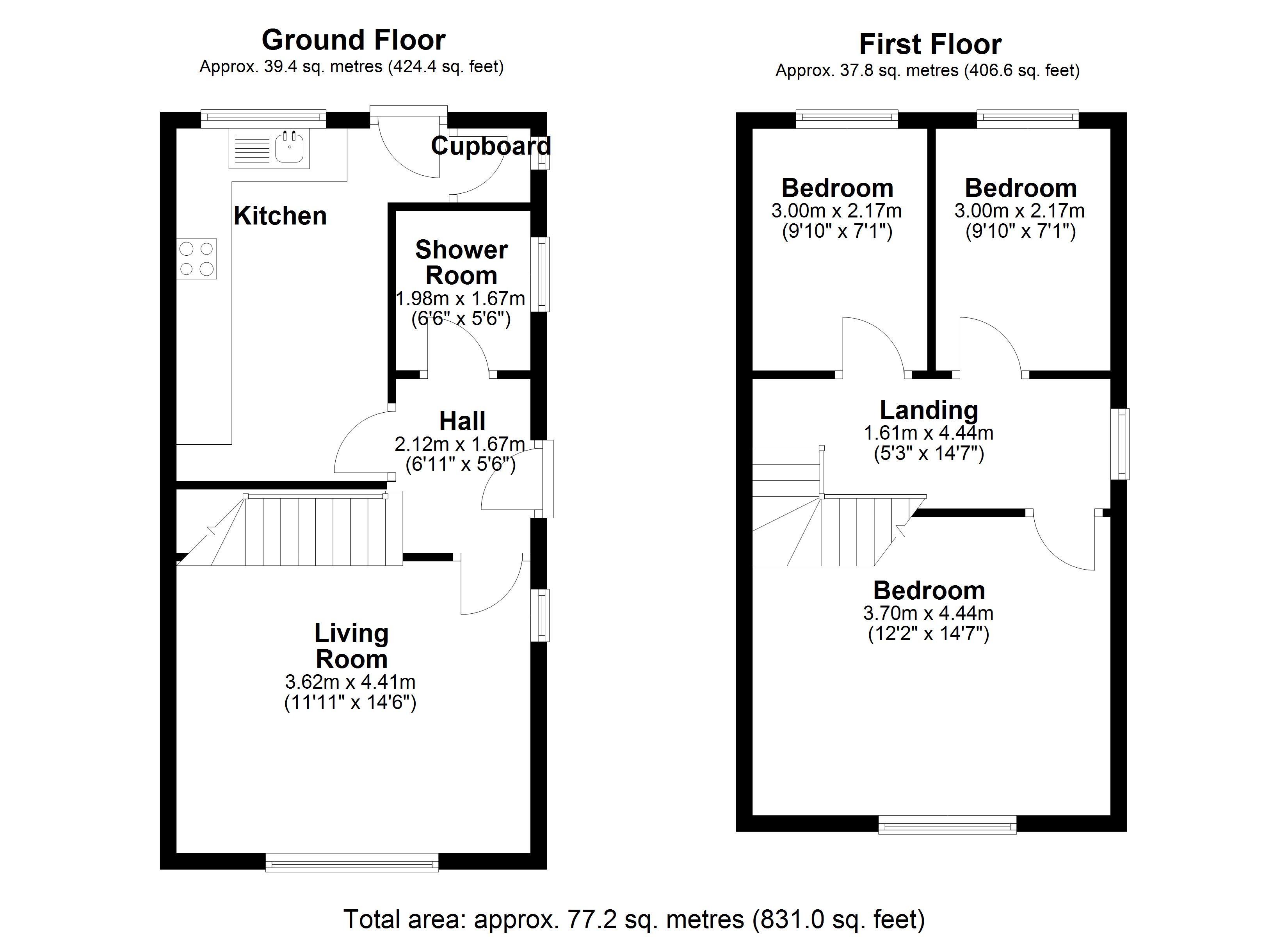 5, Caldew Grove, Kent floorplan