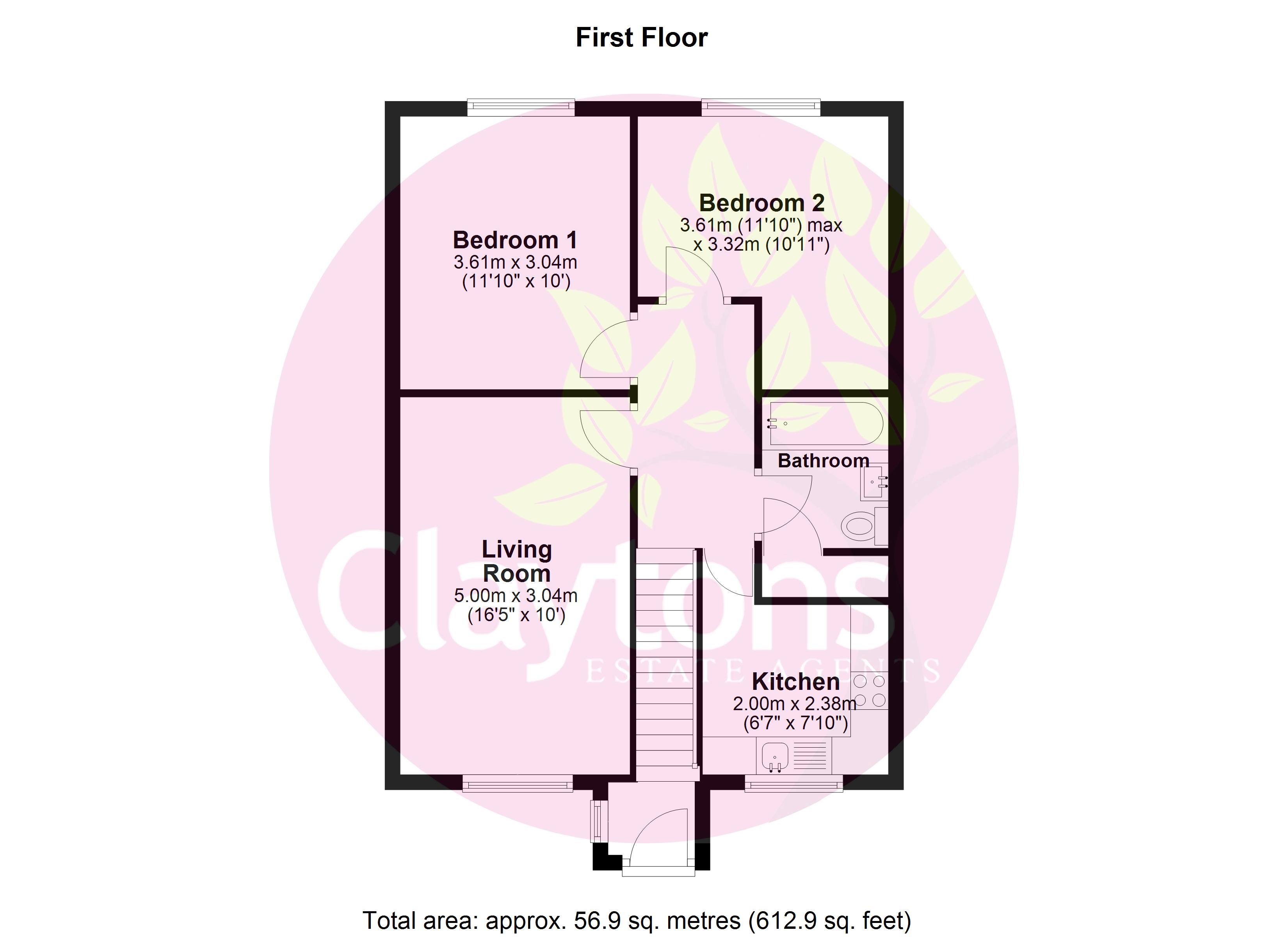 5, The Beeches, St. Albans floorplan