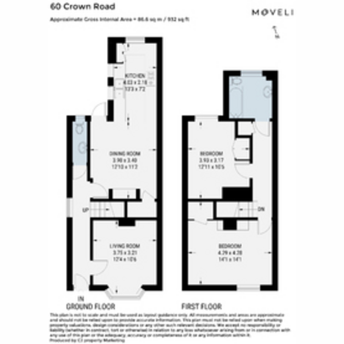 60, Crown Road, Marlow floorplan