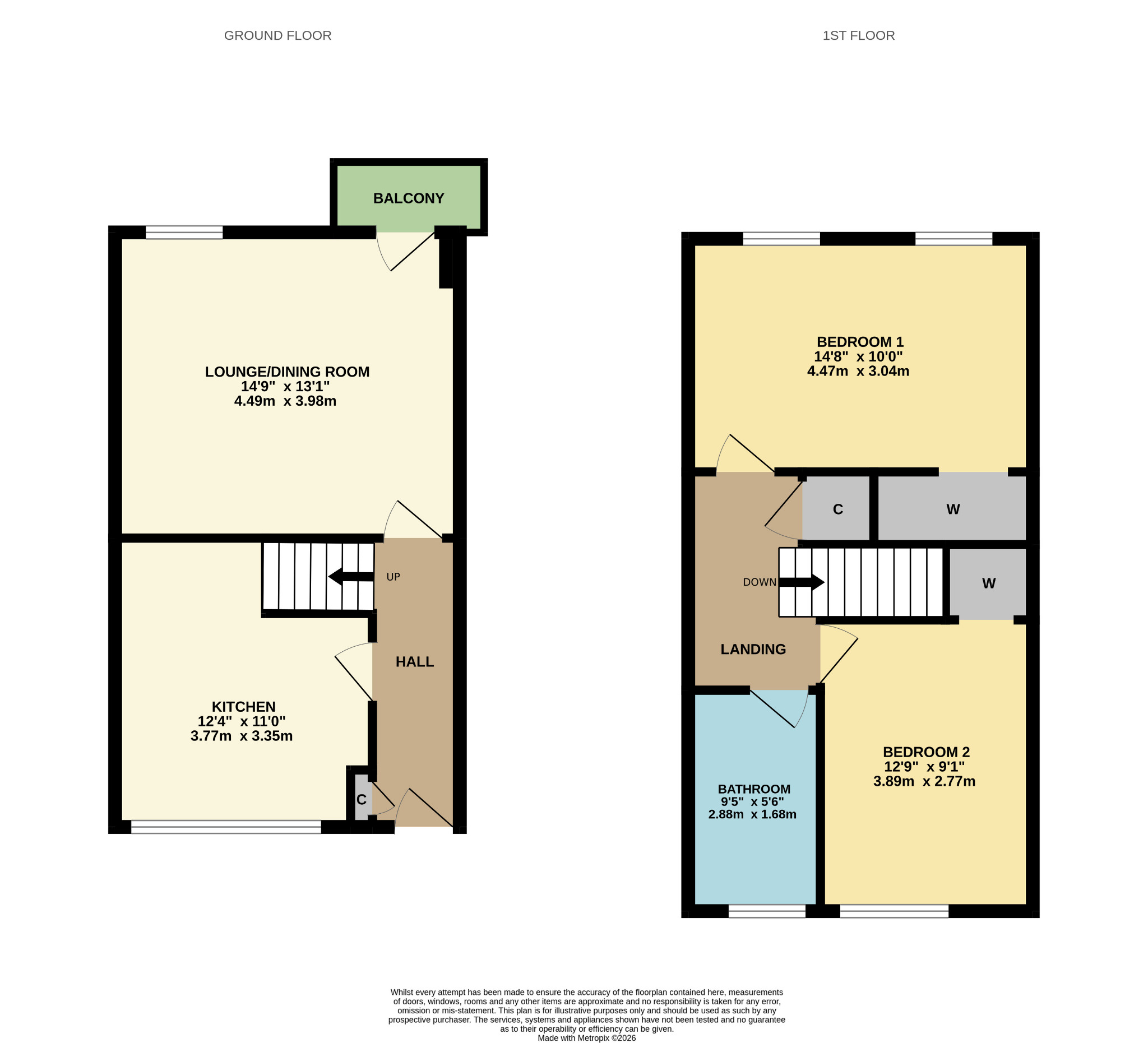 8U Strathcarron Place, Maryhill, Glasgow floorplan