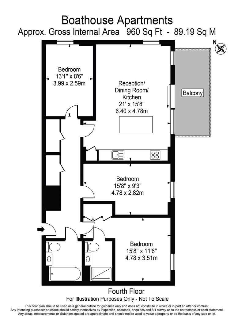 Cotall Street, London floorplan