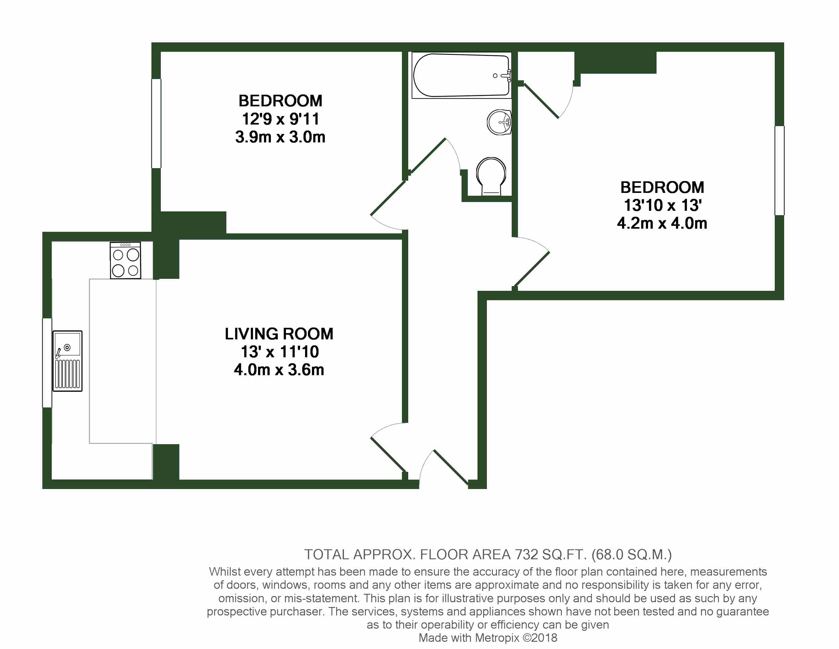 2 Bedrooms Flat for sale in Ellesmere House, High Street, Canterbury CT1