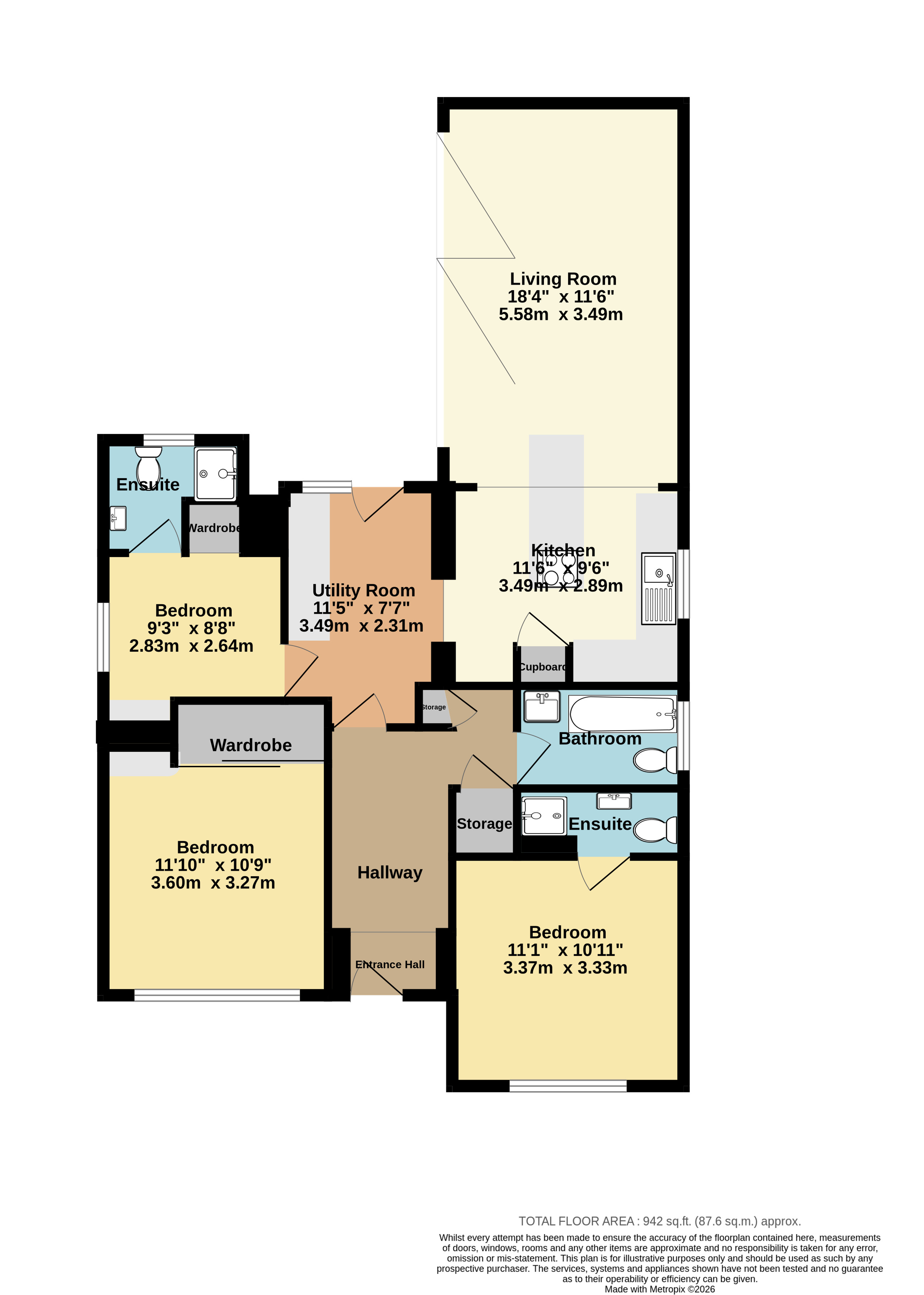 12, Hillcroft Road, Kent floorplan
