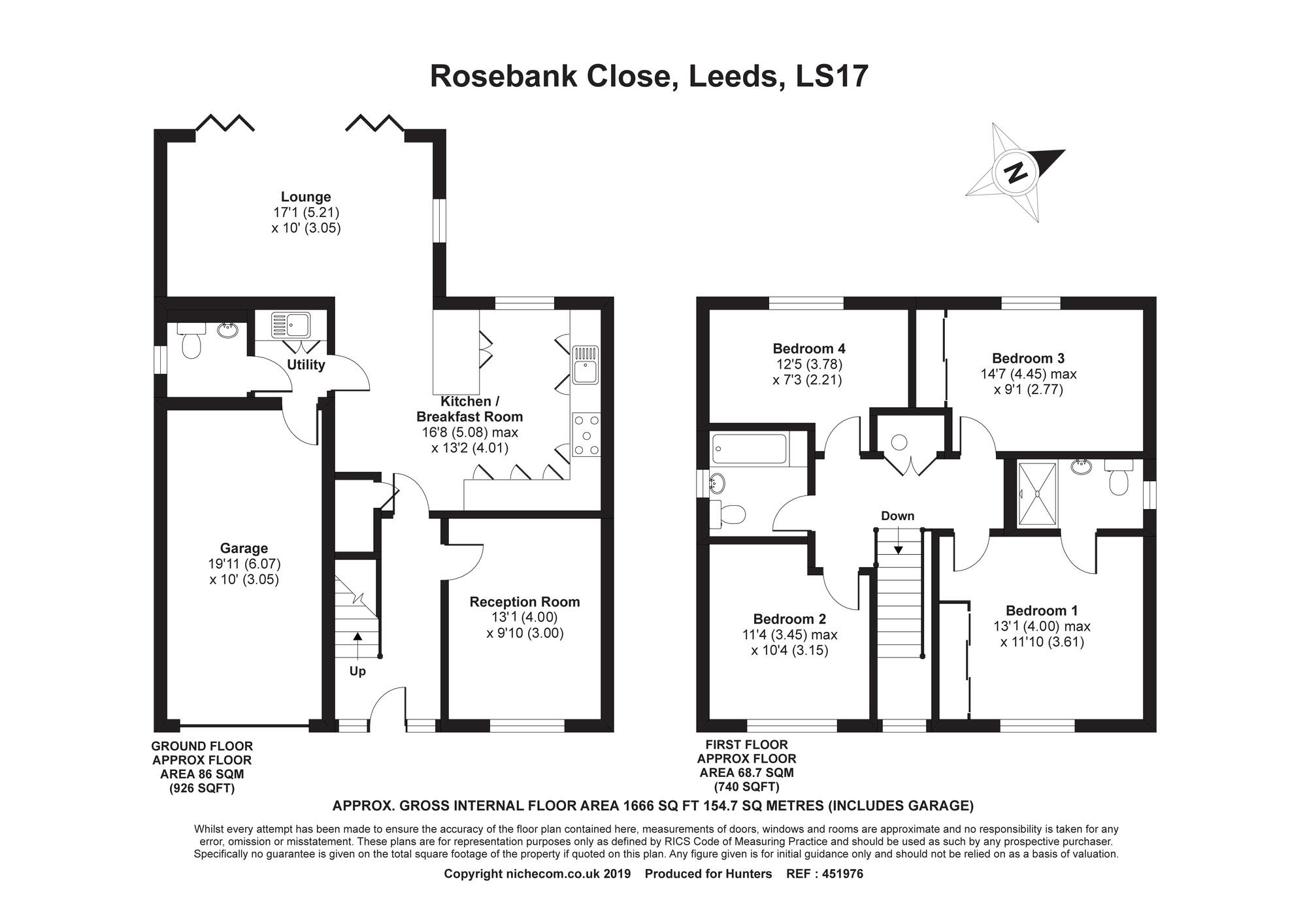 4 Bedrooms Detached house for sale in Rosebank Close, Leeds, West Yorkshire LS17