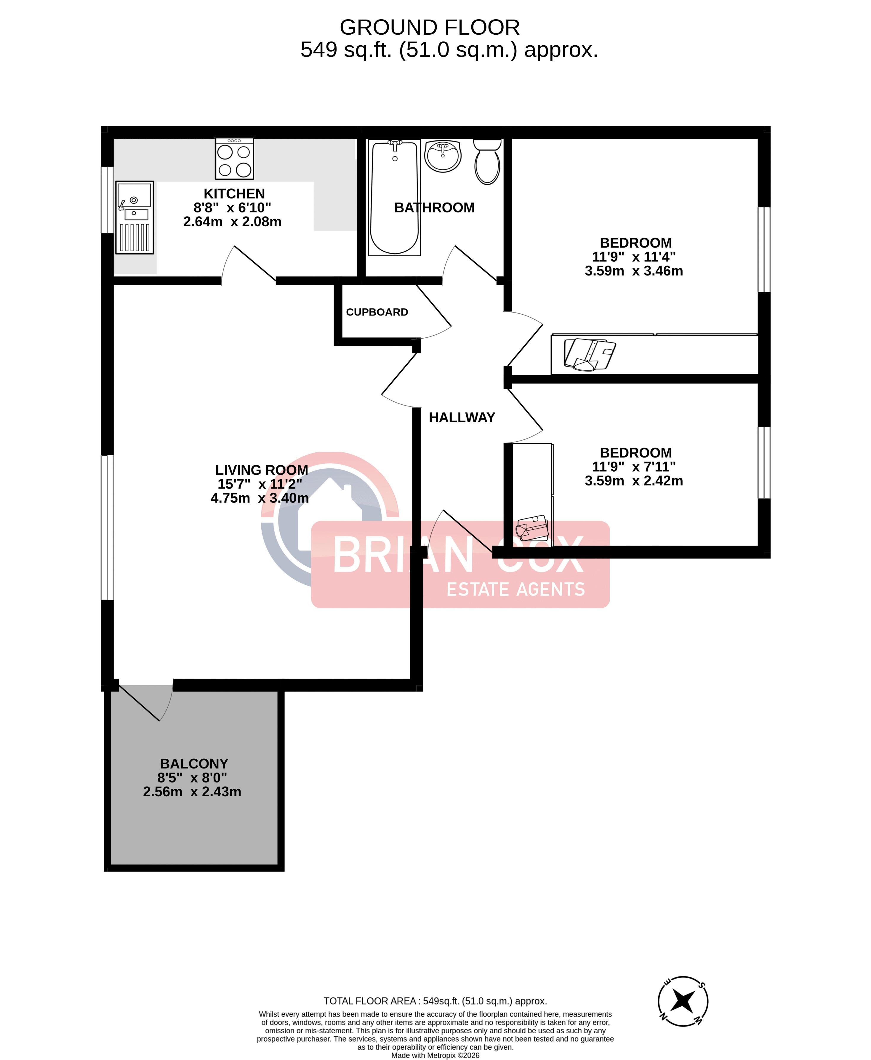 35 Dolphin Court, Kingsmead Road, High Wycombe floorplan