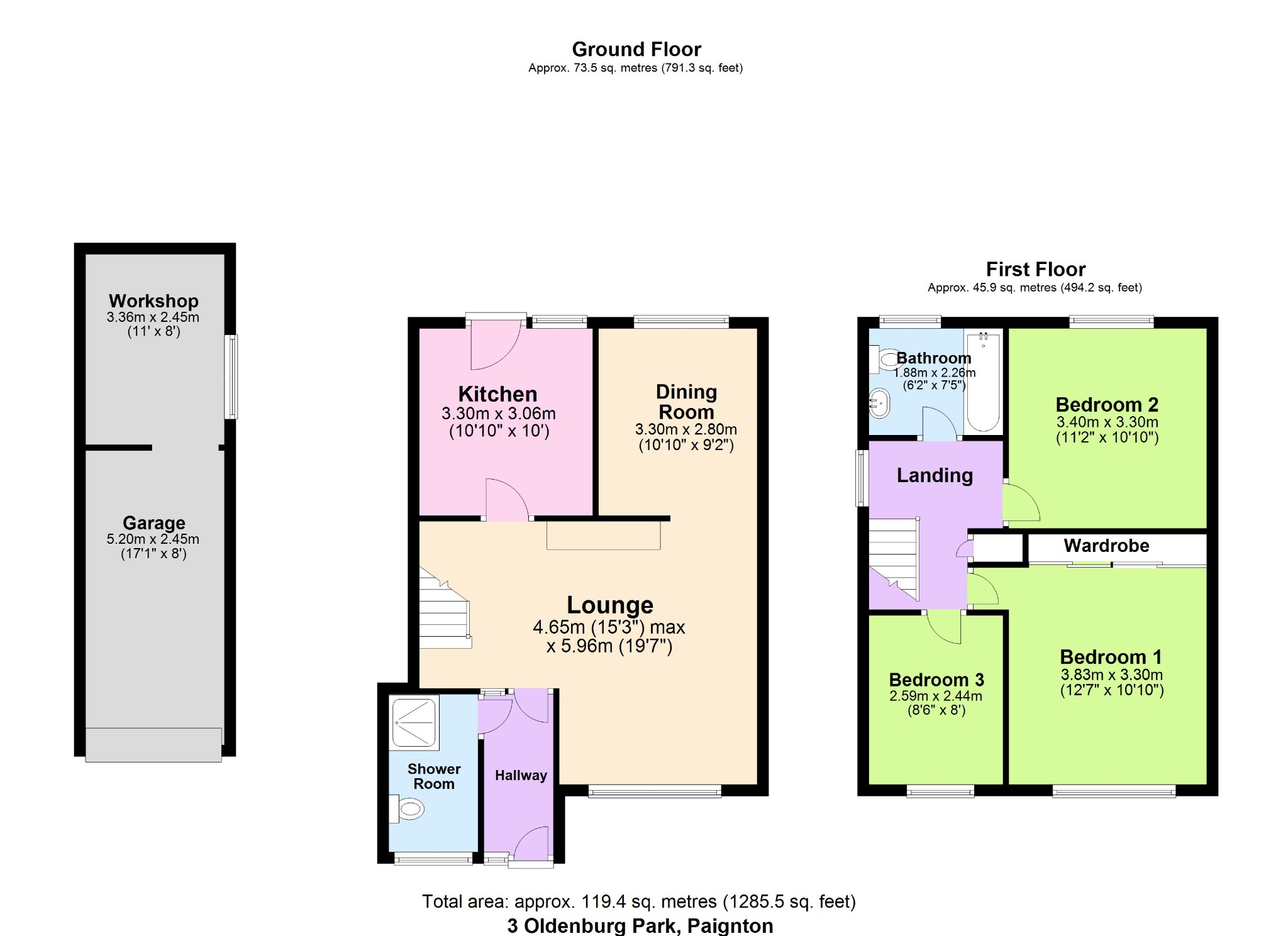 Oldenburg Park, Paignton TQ3, 3 bedroom semidetached house for sale