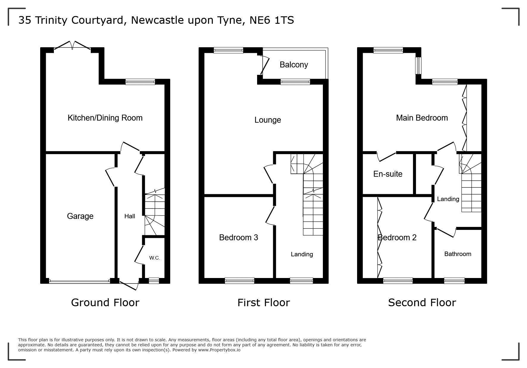 35, Trinity Courtyard, Newcastle Upon Tyne floorplan