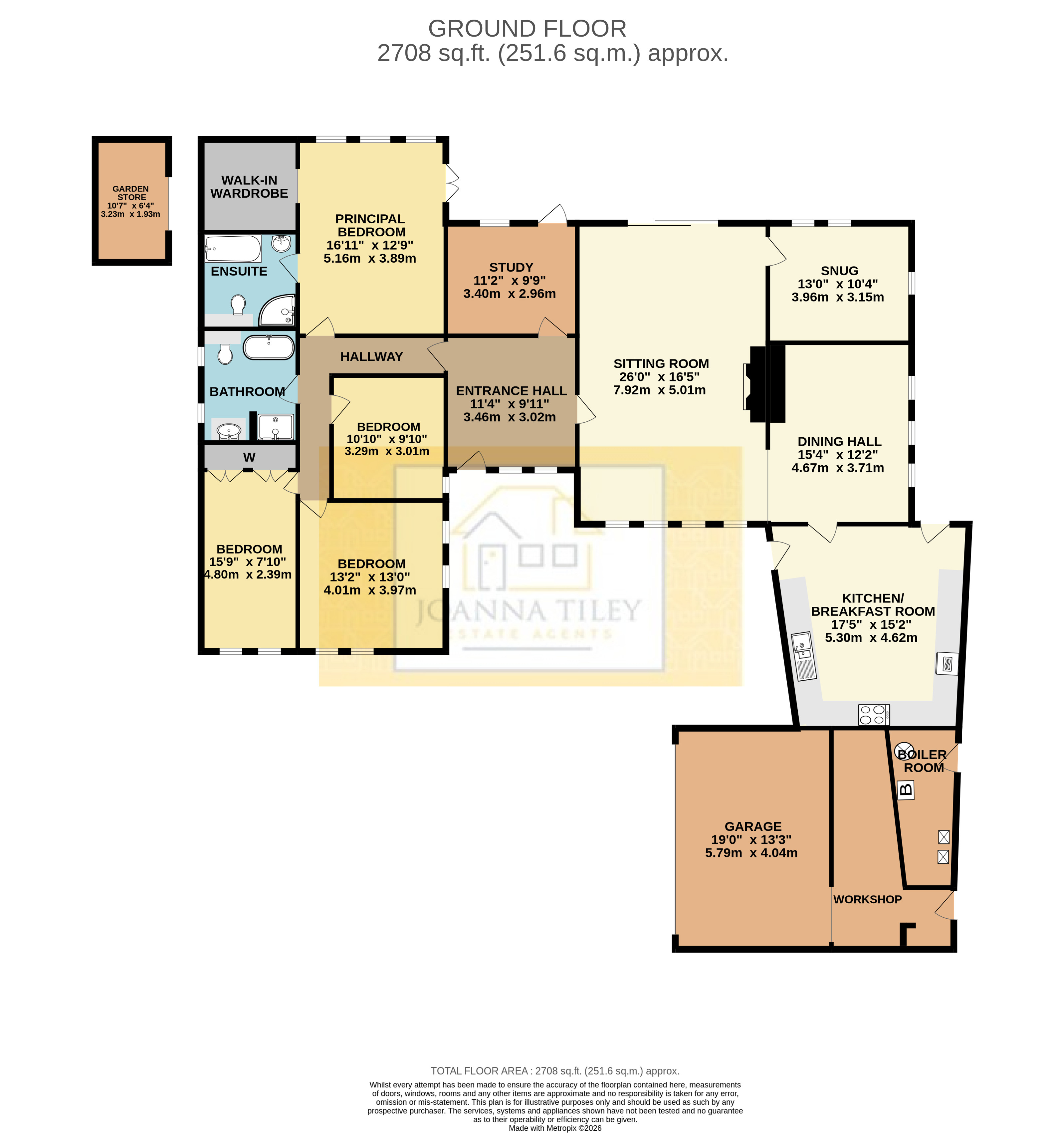 Silver Sedge, The Street, Ubley floorplan