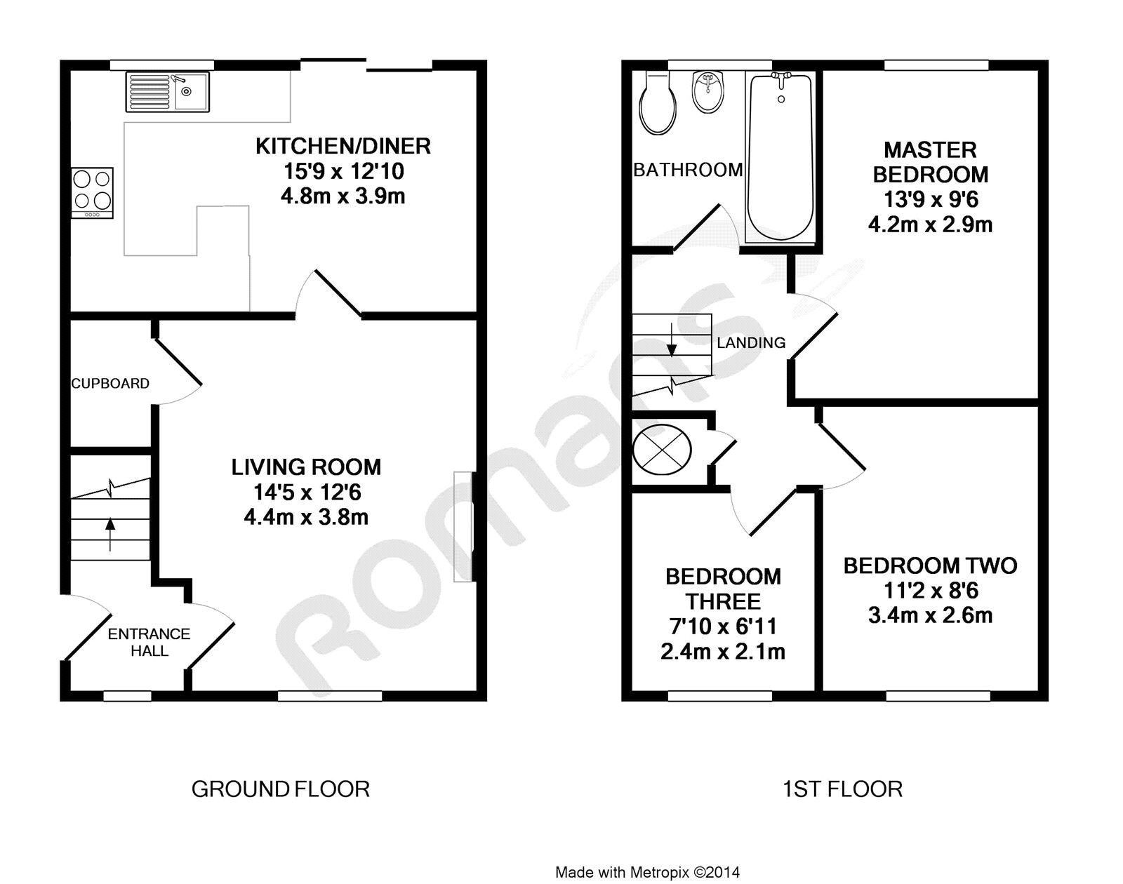 18, Godstow Close, Reading floorplan