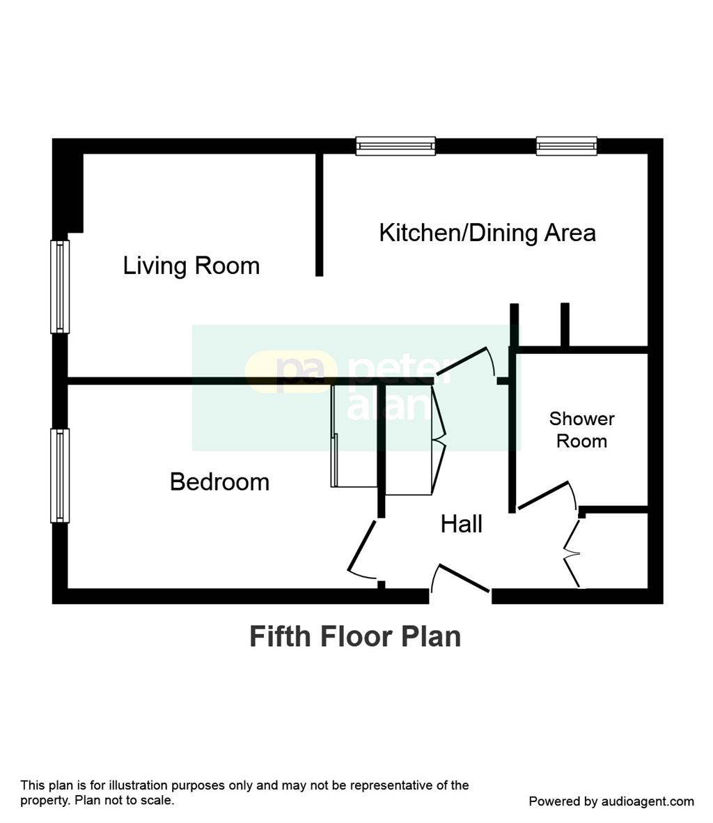 1 Bedrooms Flat for sale in The Tower, Cwmbran NP44