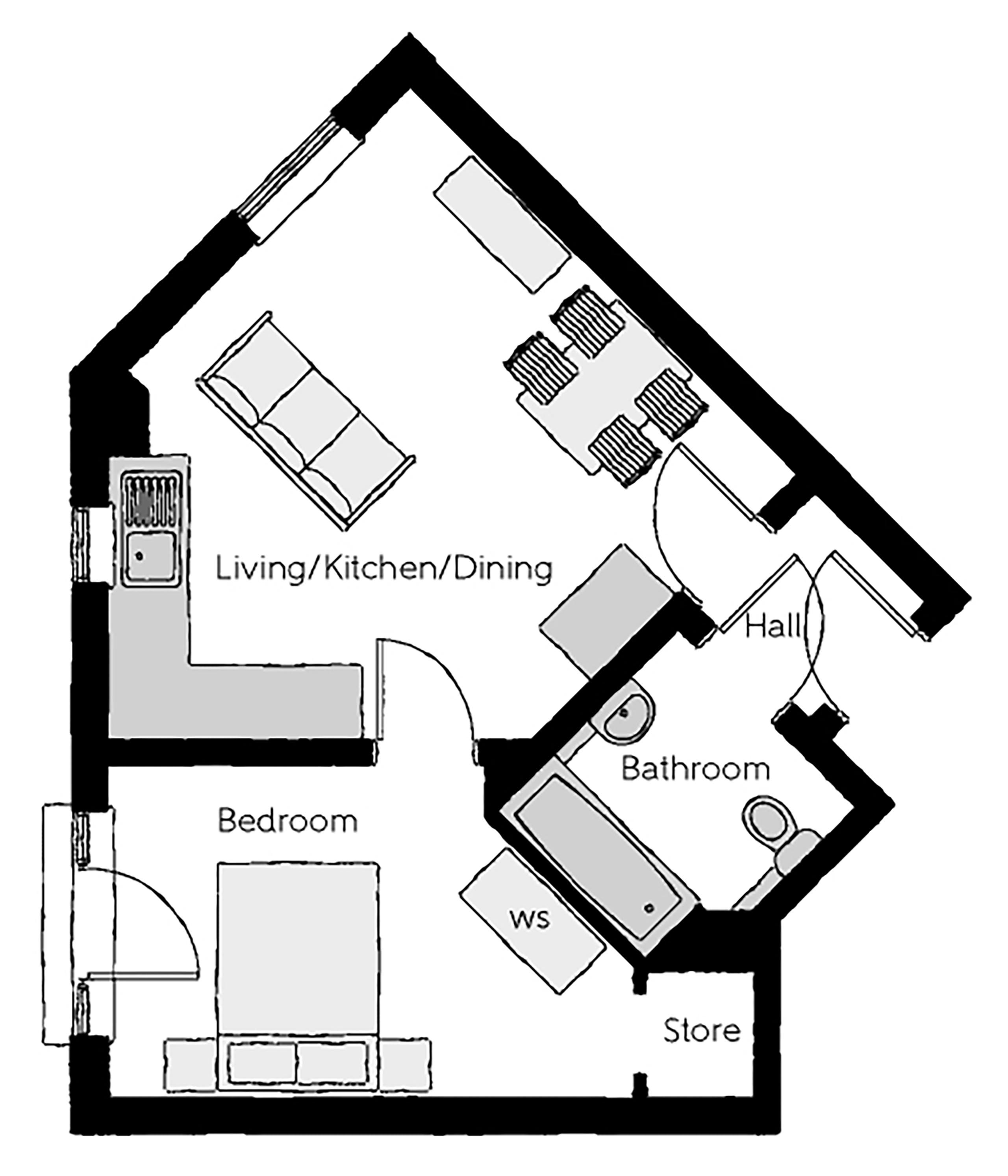 95, Gatewen Road, New Broughton, Wrexham floorplan