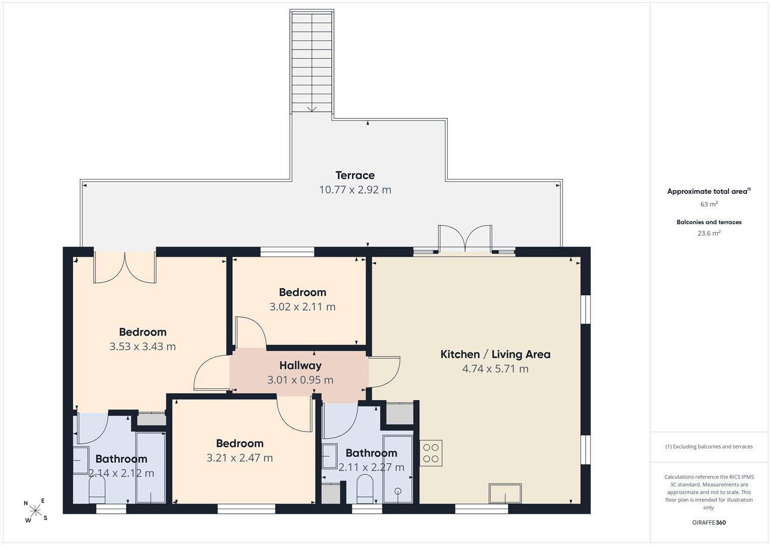 25, Watermouth Lodges, Watermouth Castle, Watermouth floorplan